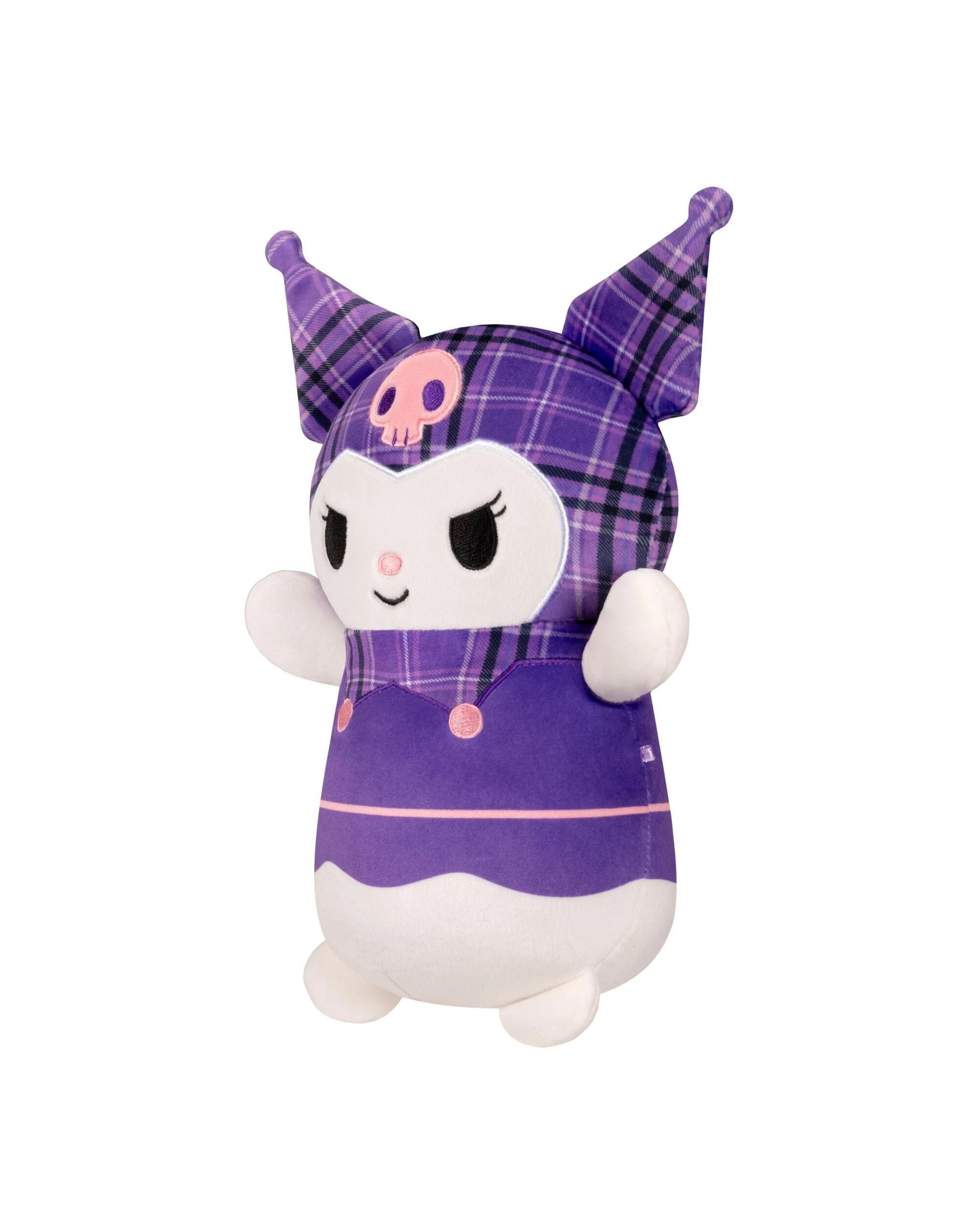 4 Squishmallows HugMees Sanrio Kuromi Plaid 10 inch Plush, 4 of 5