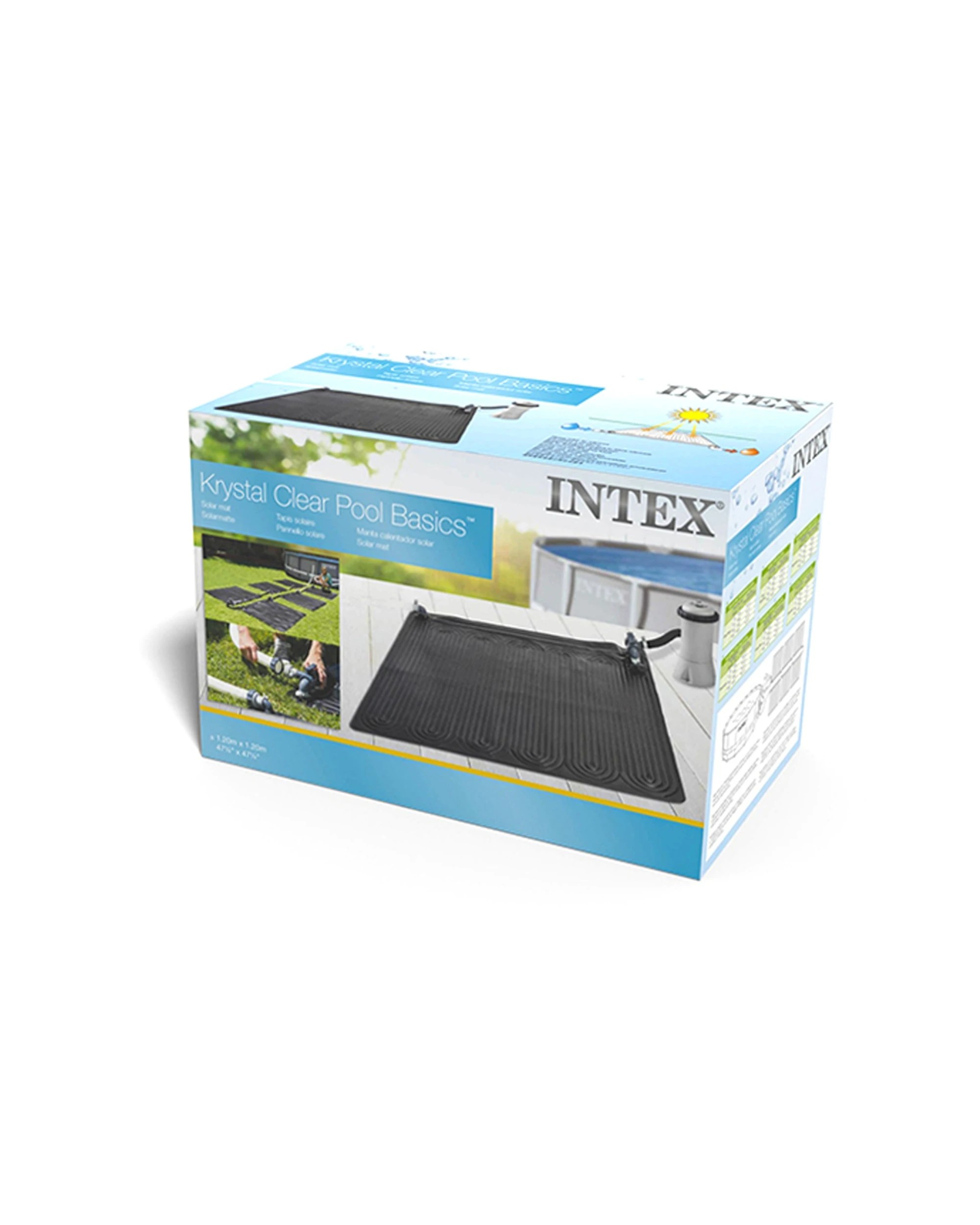 1 Intex Solar Mat For Above Ground Swimming Pool Filter Pump - Black, 1 of 4