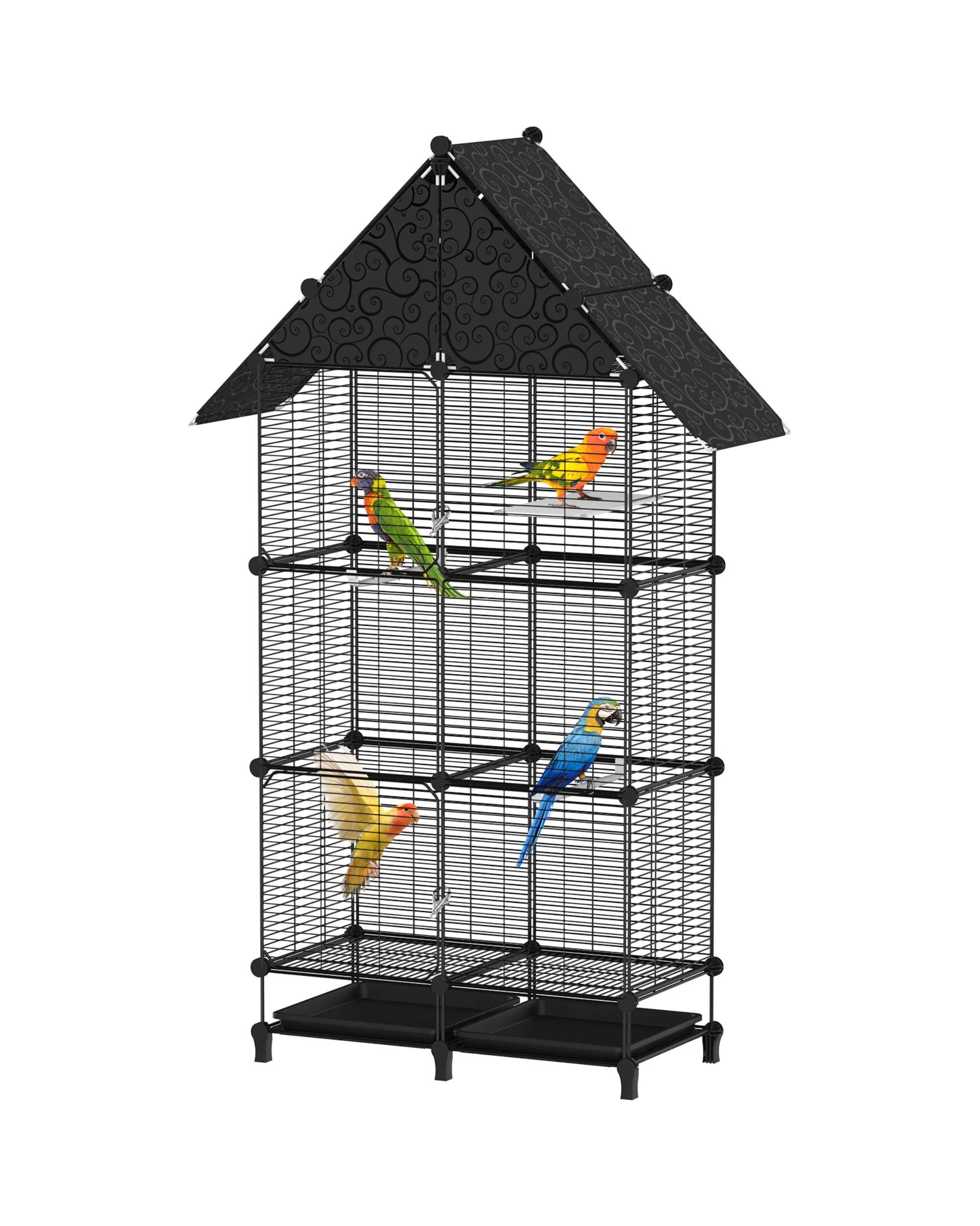 2 Advwin Bird Cage 160CM Parrot Aviary, 2 of 8