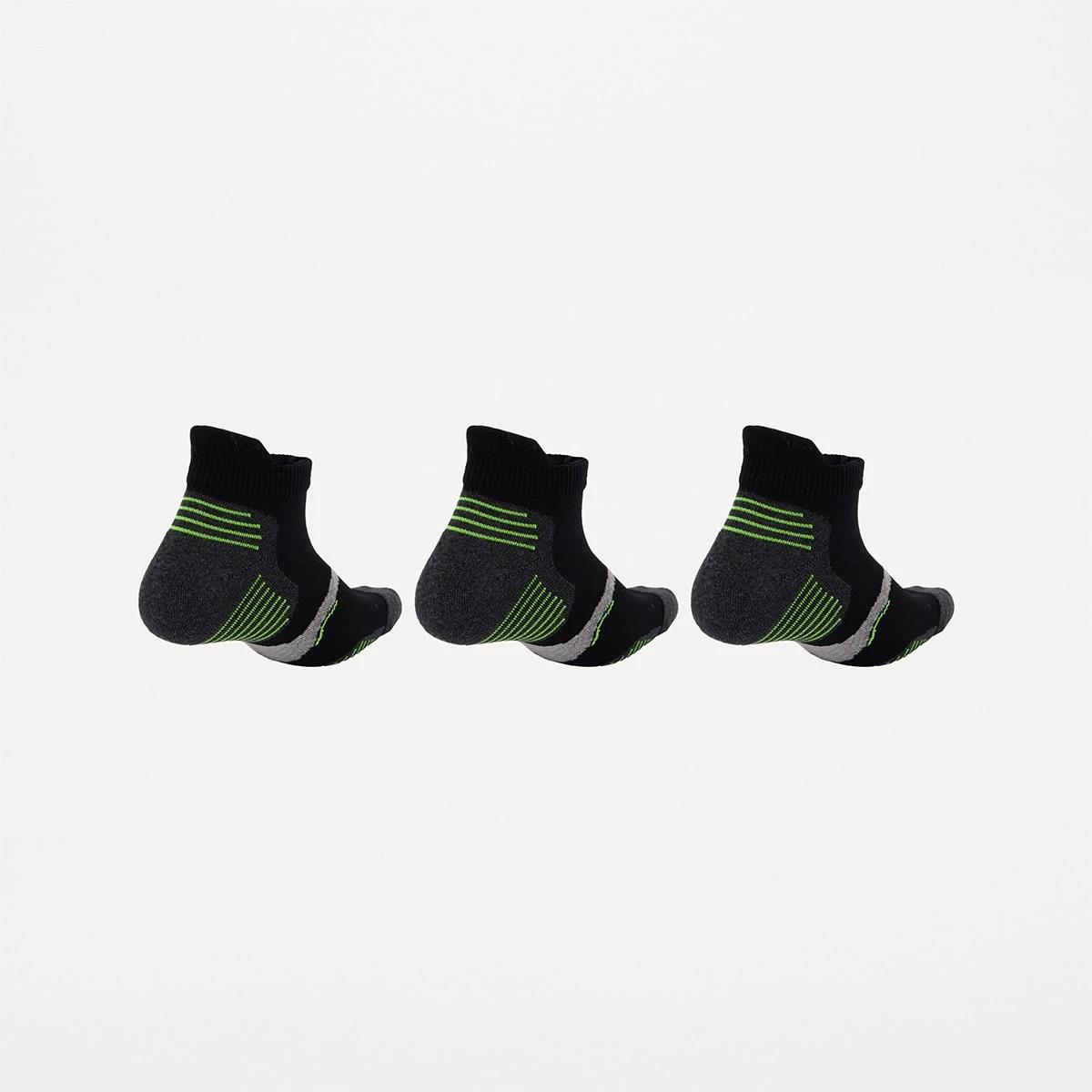 2 3 Pack Running Socks Black, 2 of 3