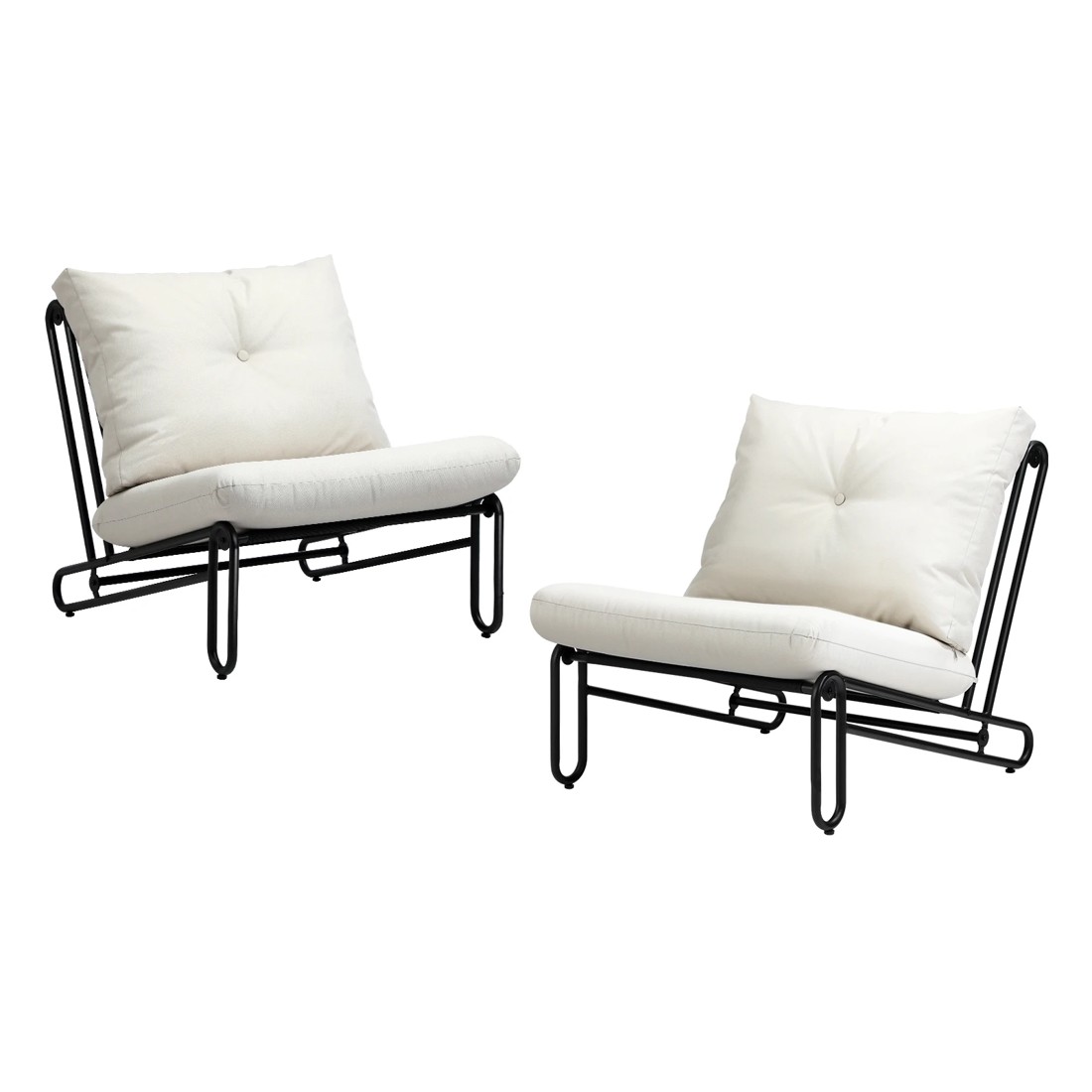 1 Livsip 2pc Outdoor Lounge Chairs Patio Furniture Garden Sofa With Cushions
 - Multi, 1 of 10