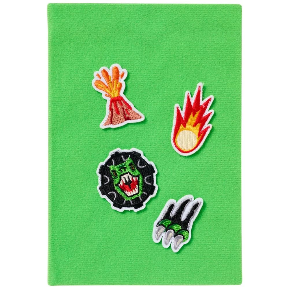 1 Studymate Dino A5 Removable Patch Notebook 80 Pages, 1 of 7