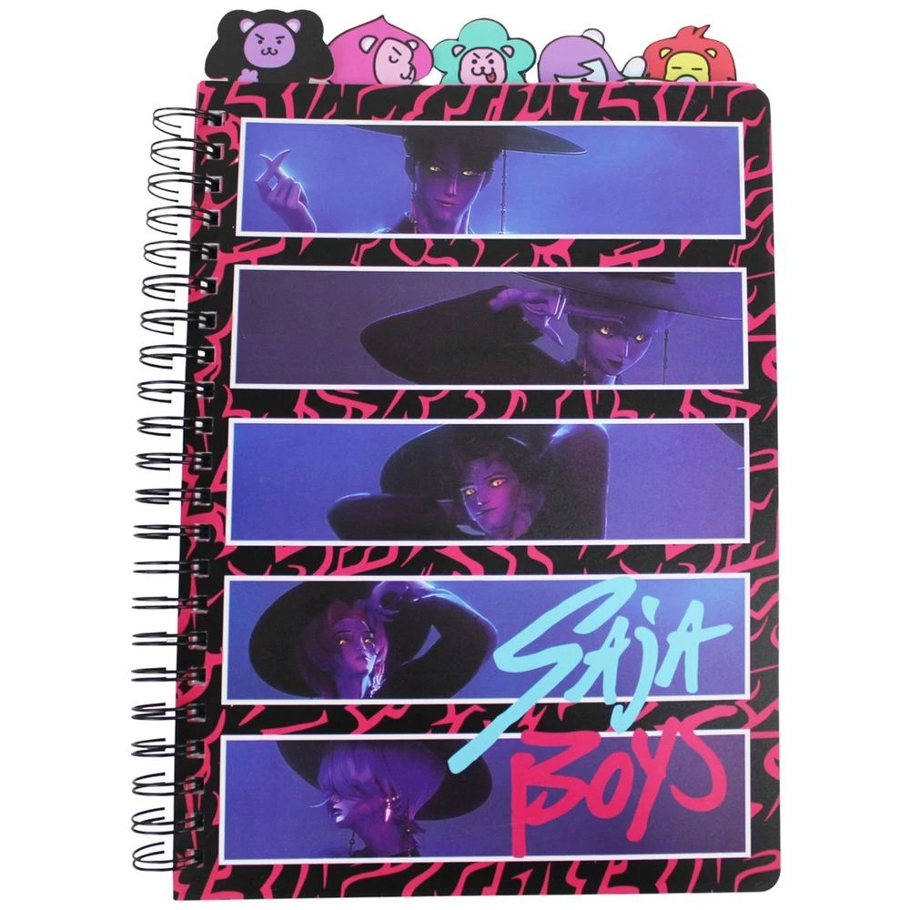 1 KPop Demon Hunters A4 Tab Notebook, 1 of 2