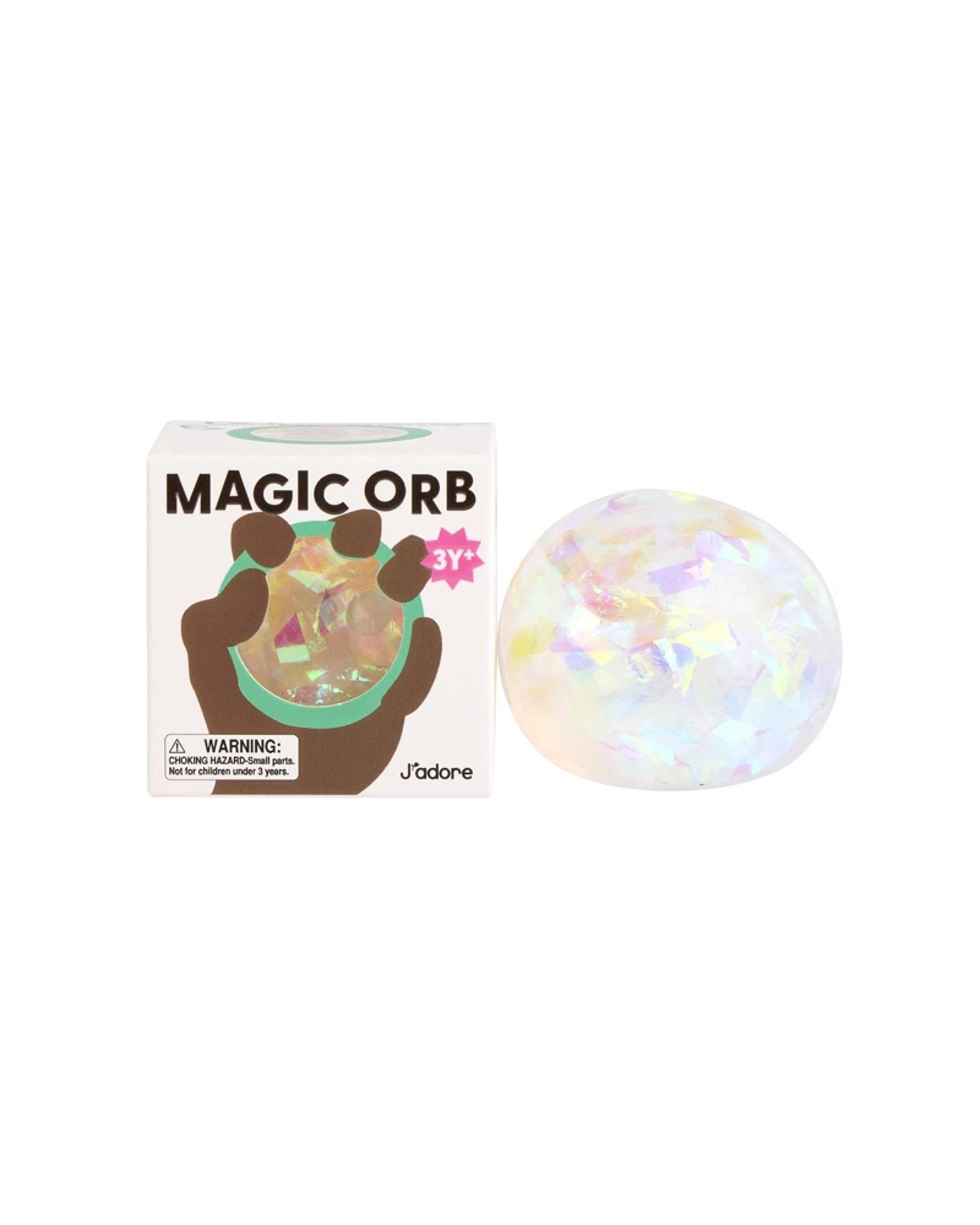 1 J'adore Magic Orb Squishy - Clear, 1 of 2
