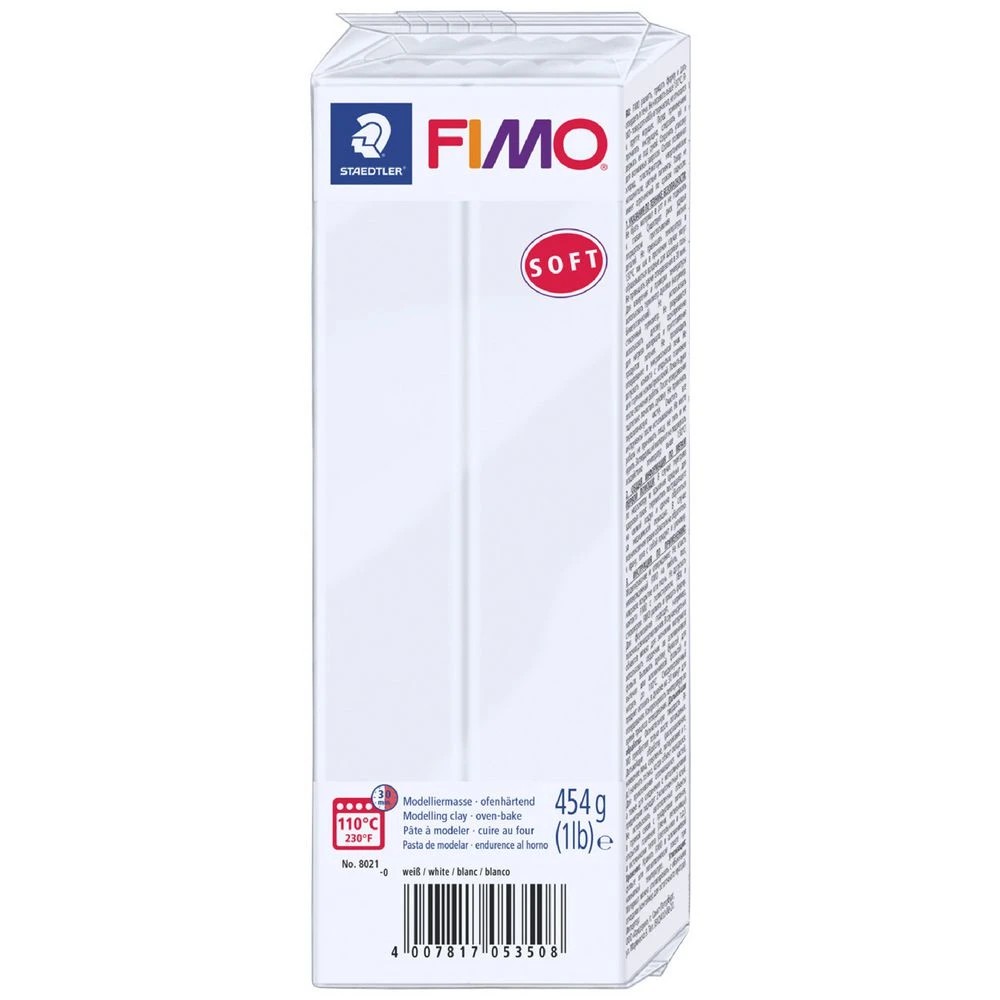1 Staedtler FIMO Soft Polymer Clay Block 454g White, 1 of 1