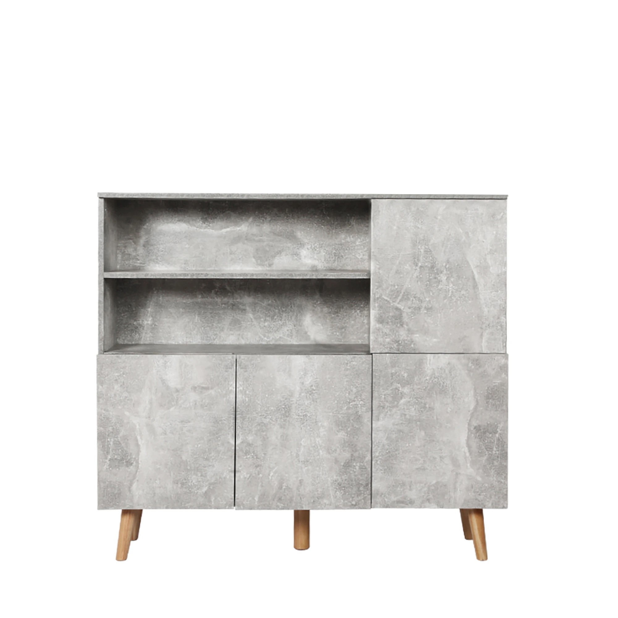 2 Levede Buffet Sideboard - Grey, 2 of 5