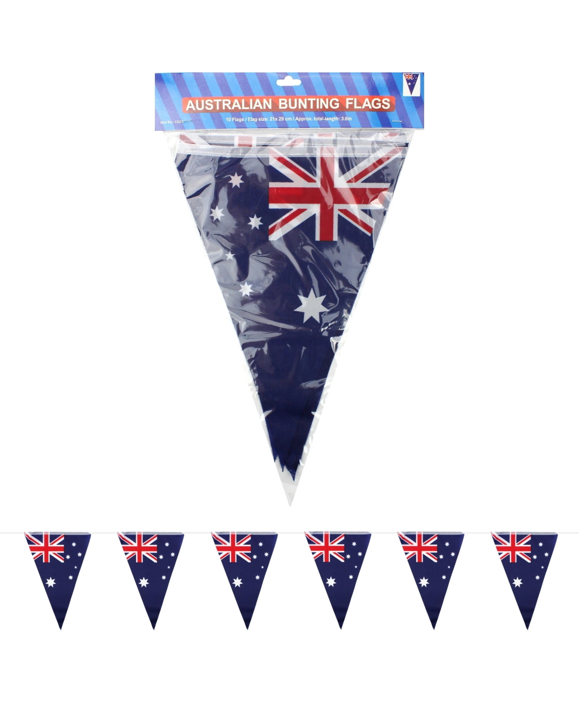 1 Partyrama Australian Flag Bunting Banner 3.6M, 1 of 1