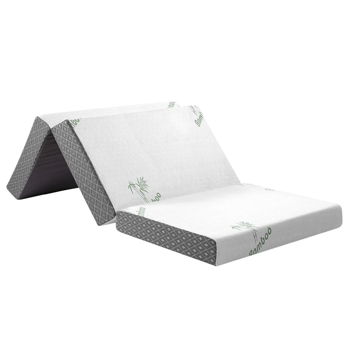 1 LUXDREAM Foldable Foam Mattress Queen Size Trifold 200x150x15CM, 1 of 1