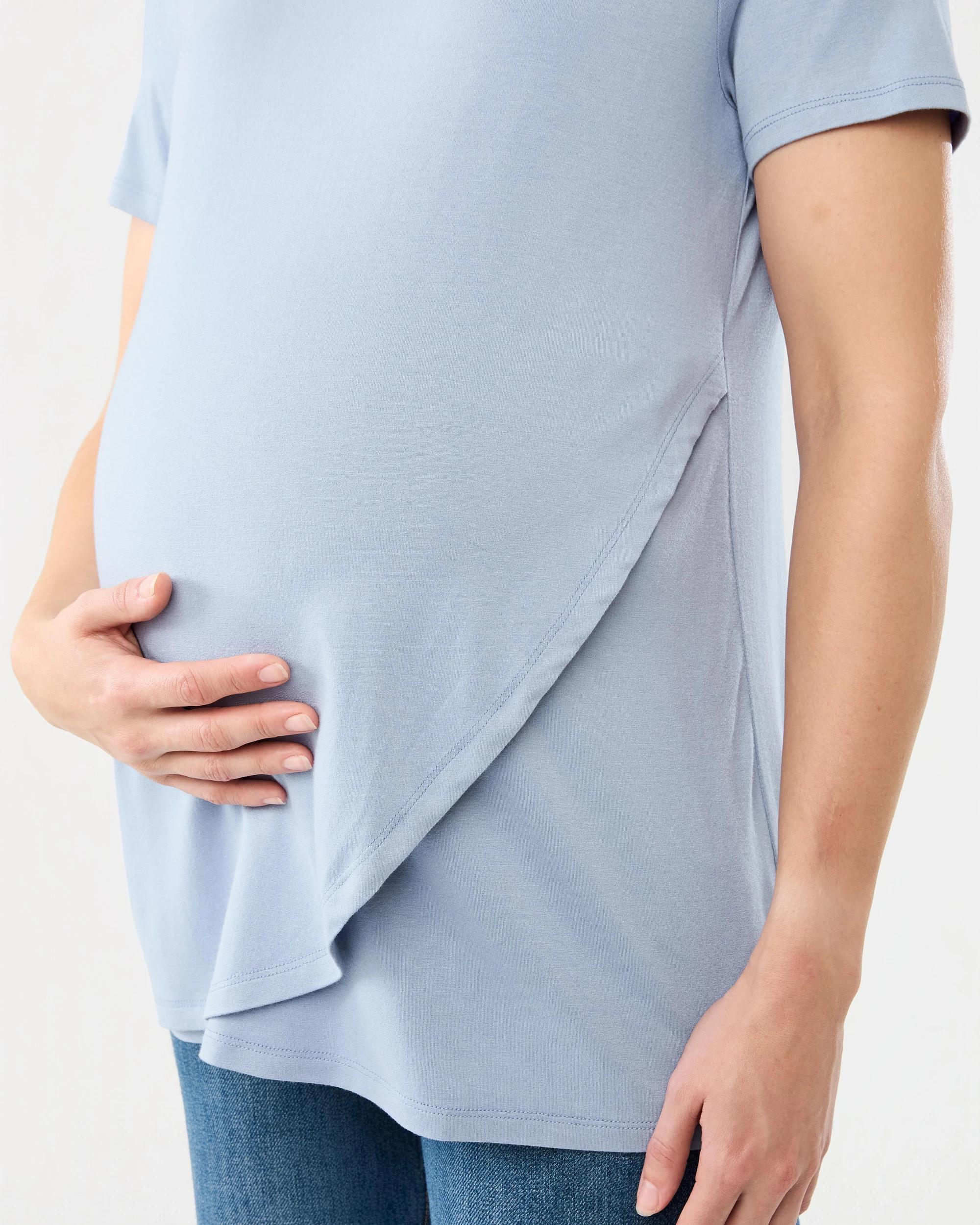 6 Maternity Overlay T-shirt Blizzard, 6 of 6