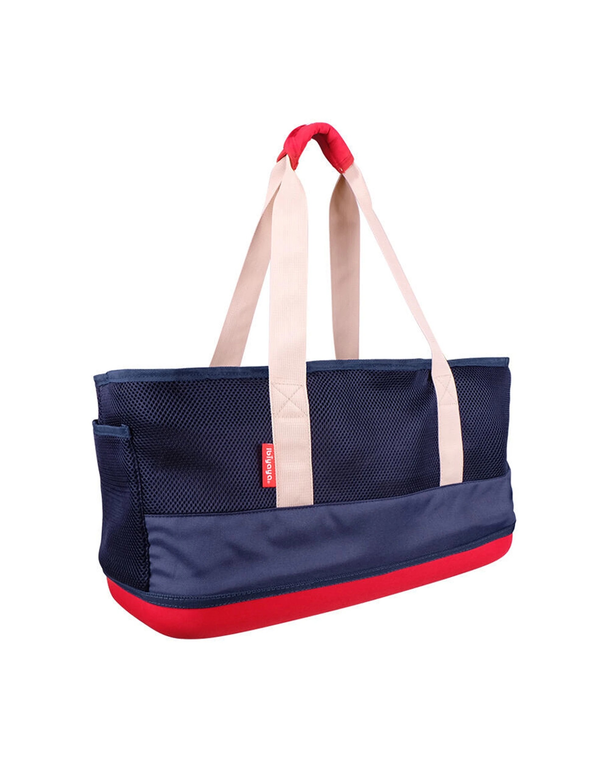 1 Ibiyaya Light Pet Carrier With EVA Hardshell Base Top Entry Small Pets - Blue, 1 of 2