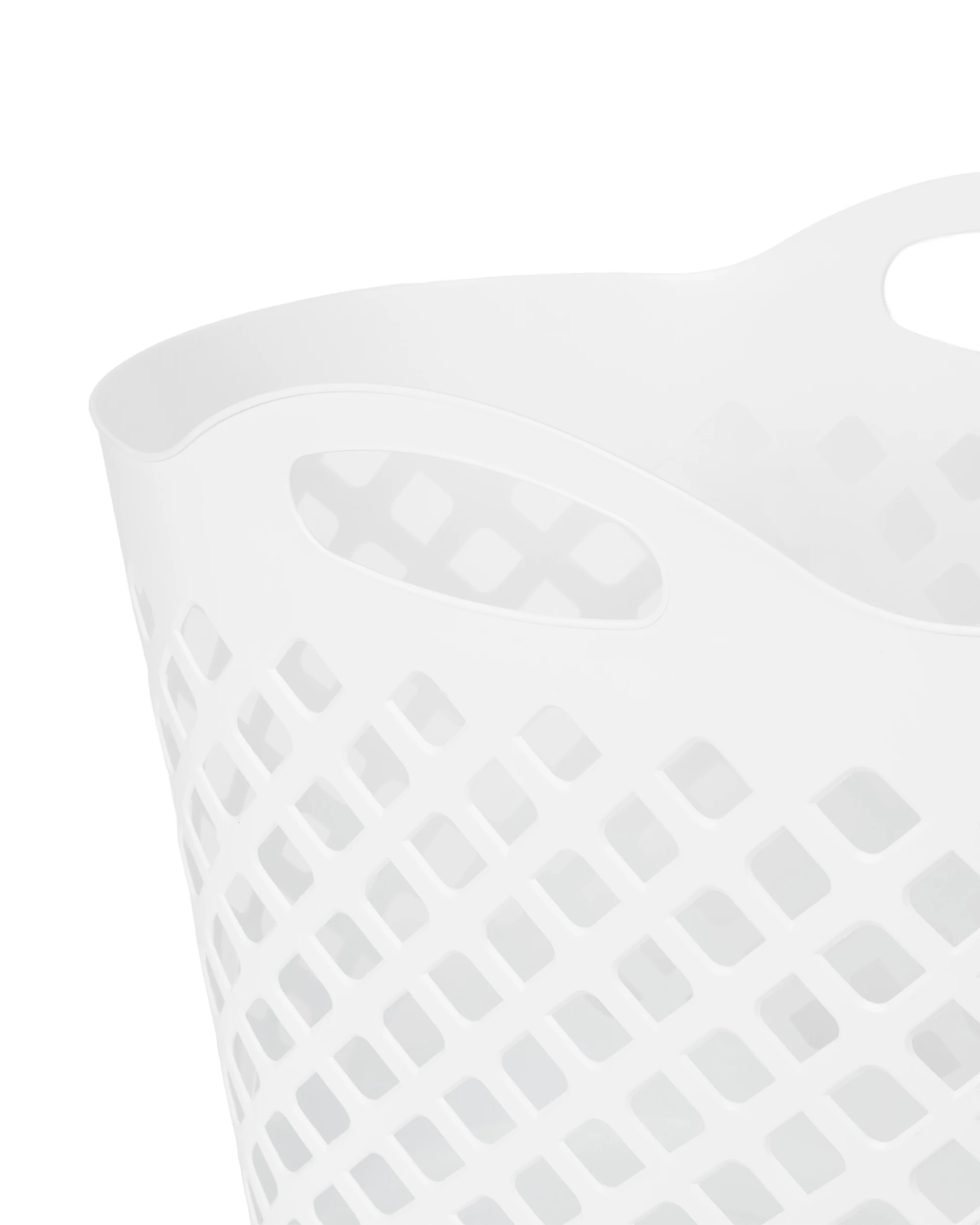 3 Diamond Laundry Basket - White, 3 of 5