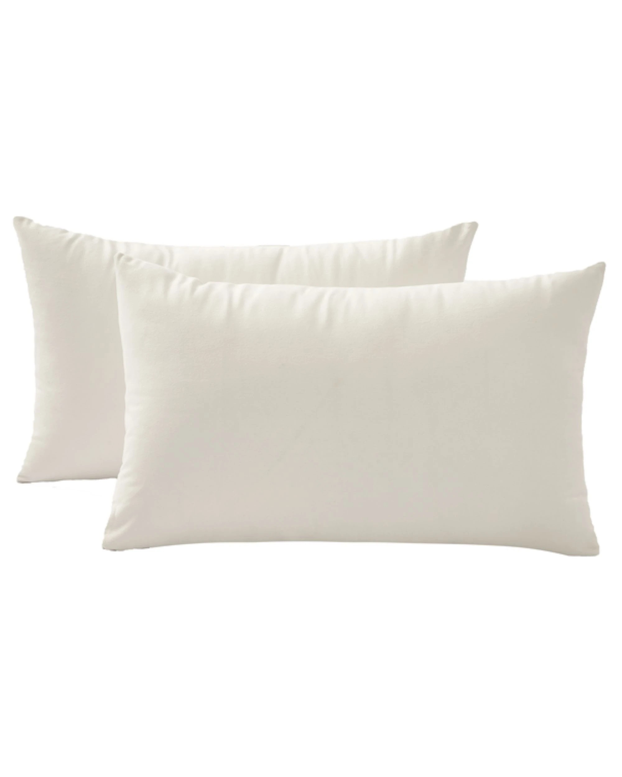 1 Gioia Casa 2-Pack Velvet Cushion Covers 30x50cm - Ivory, 1 of 1