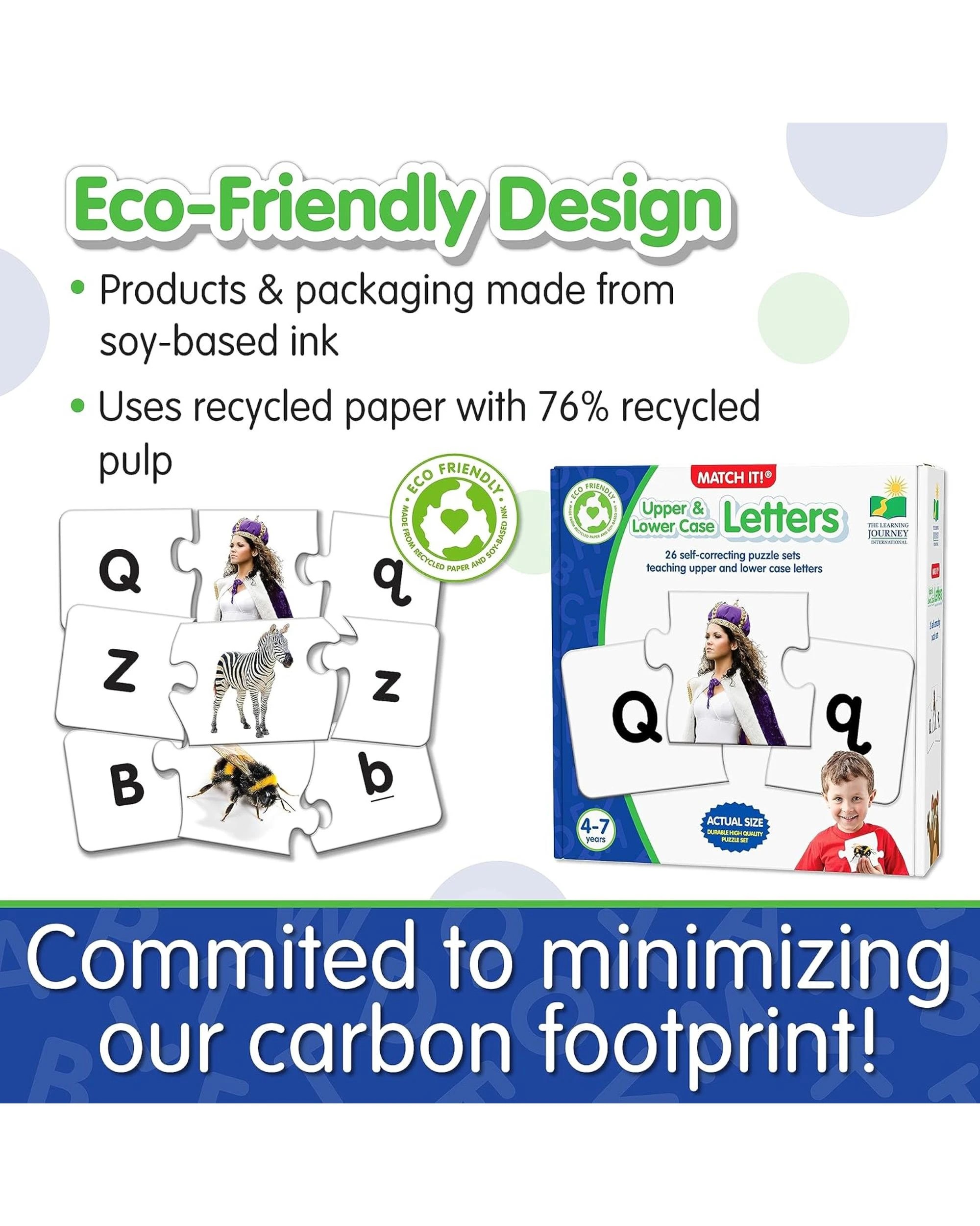 5 The Learning Journey Match It Upper and Lower Case Letters, 5 of 6