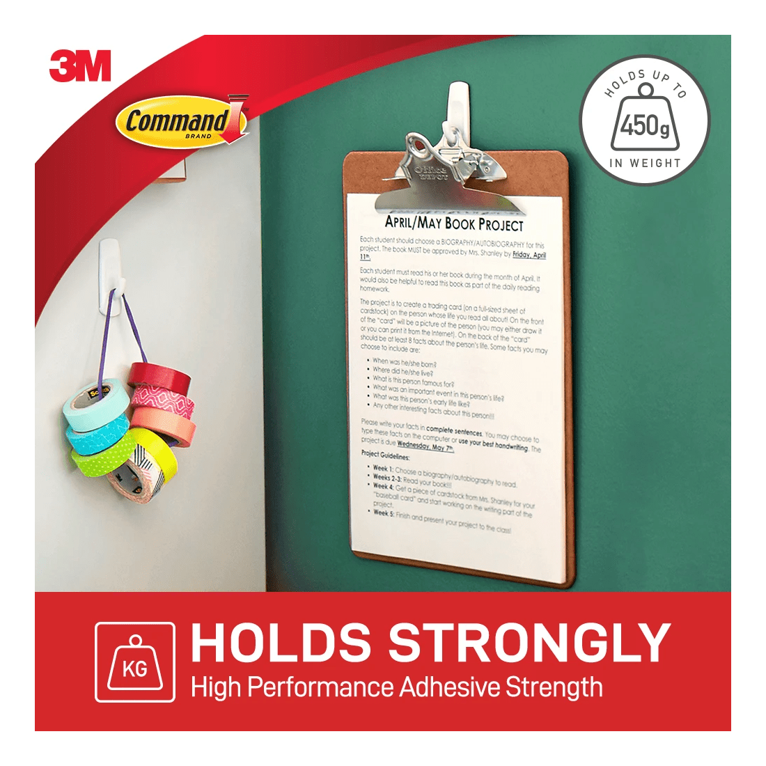 3 6 Pack 3M Command Mounting Hooks - Small, 3 of 5