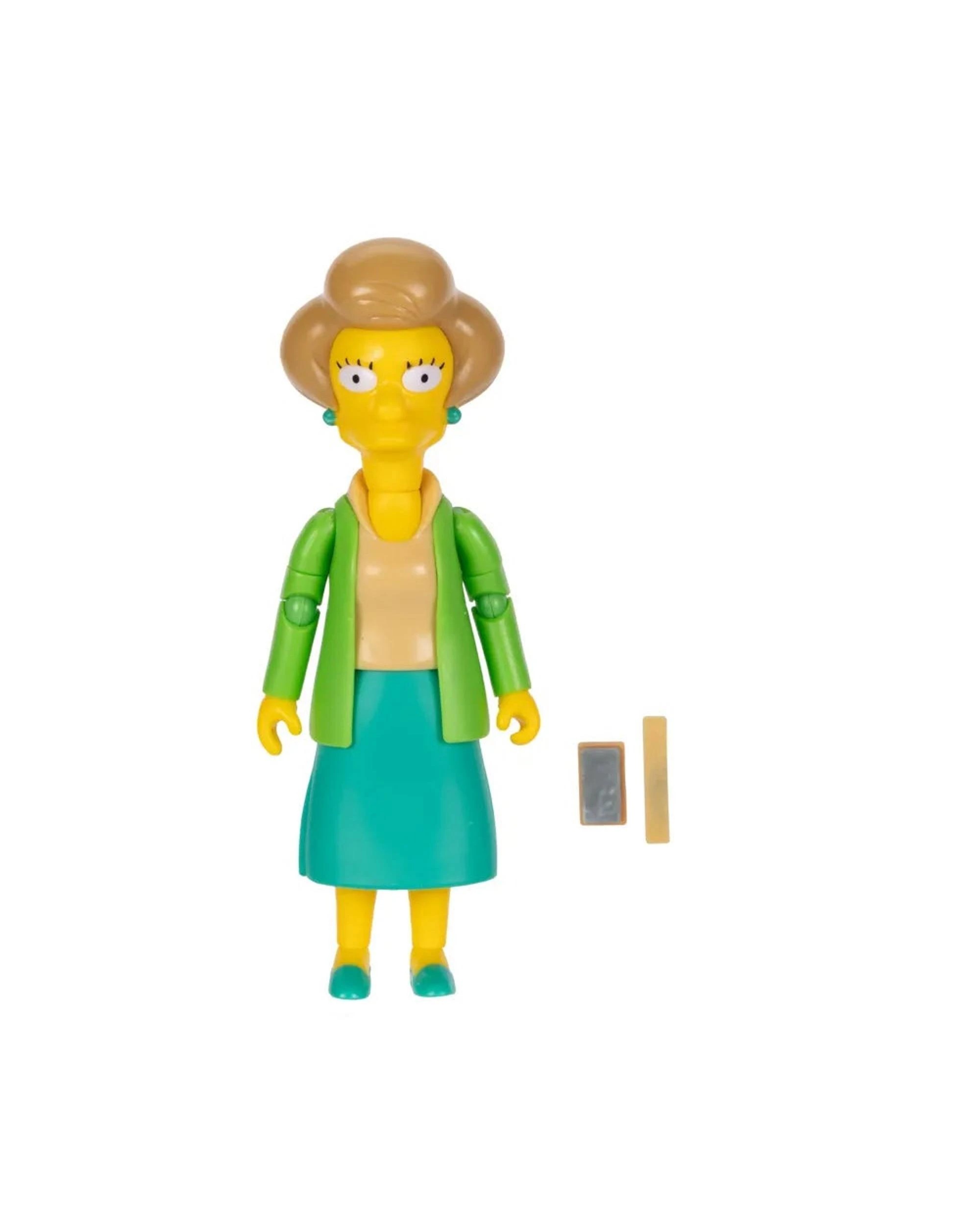 3 The Simpsons Wave 5 Edna Krabappel 5 inch Scale Figure, 3 of 7