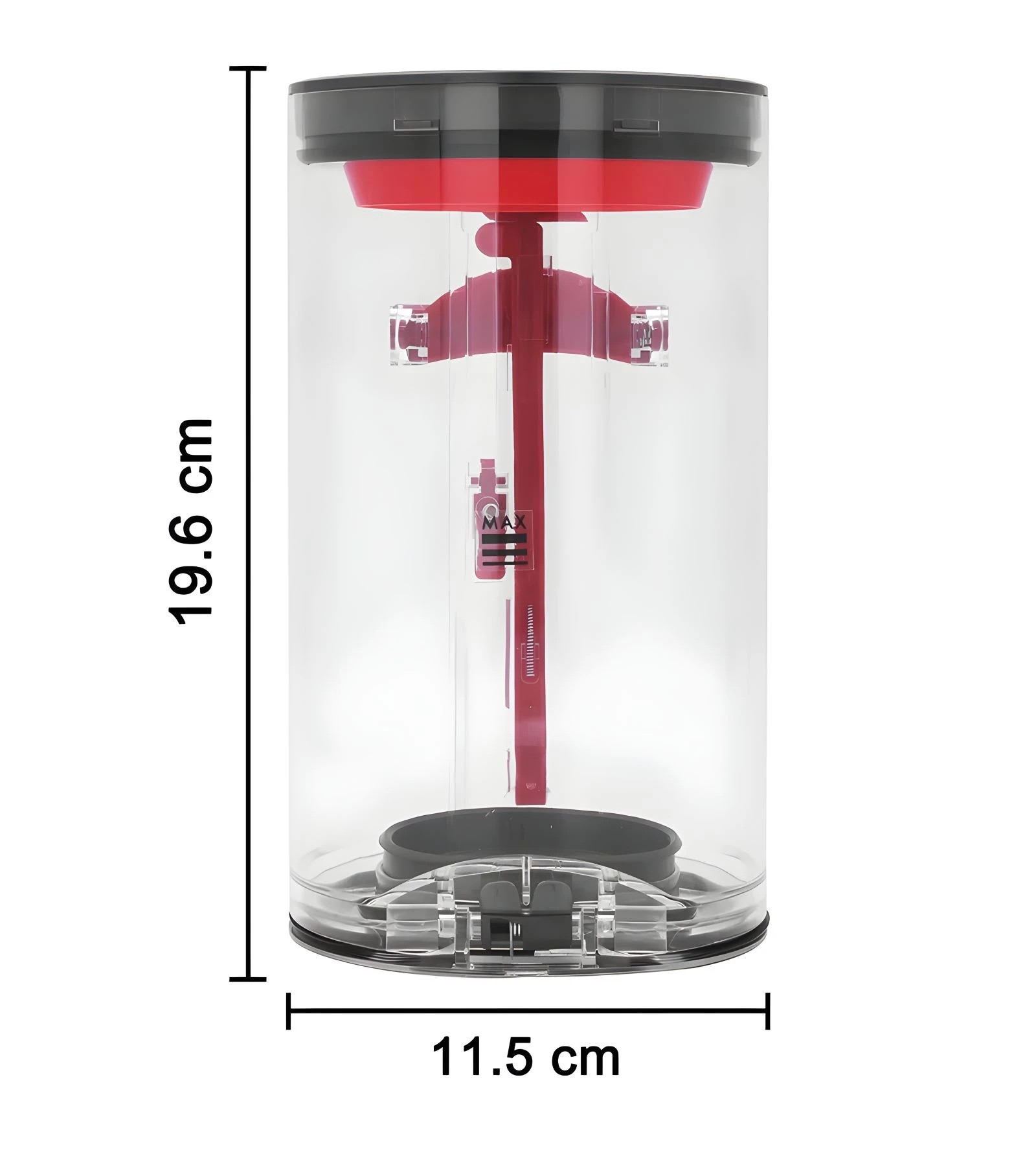 4 Hygieia Dust Bin For Dyson V11 & V15 Detect Vacuum Cleaners - Red, 4 of 6