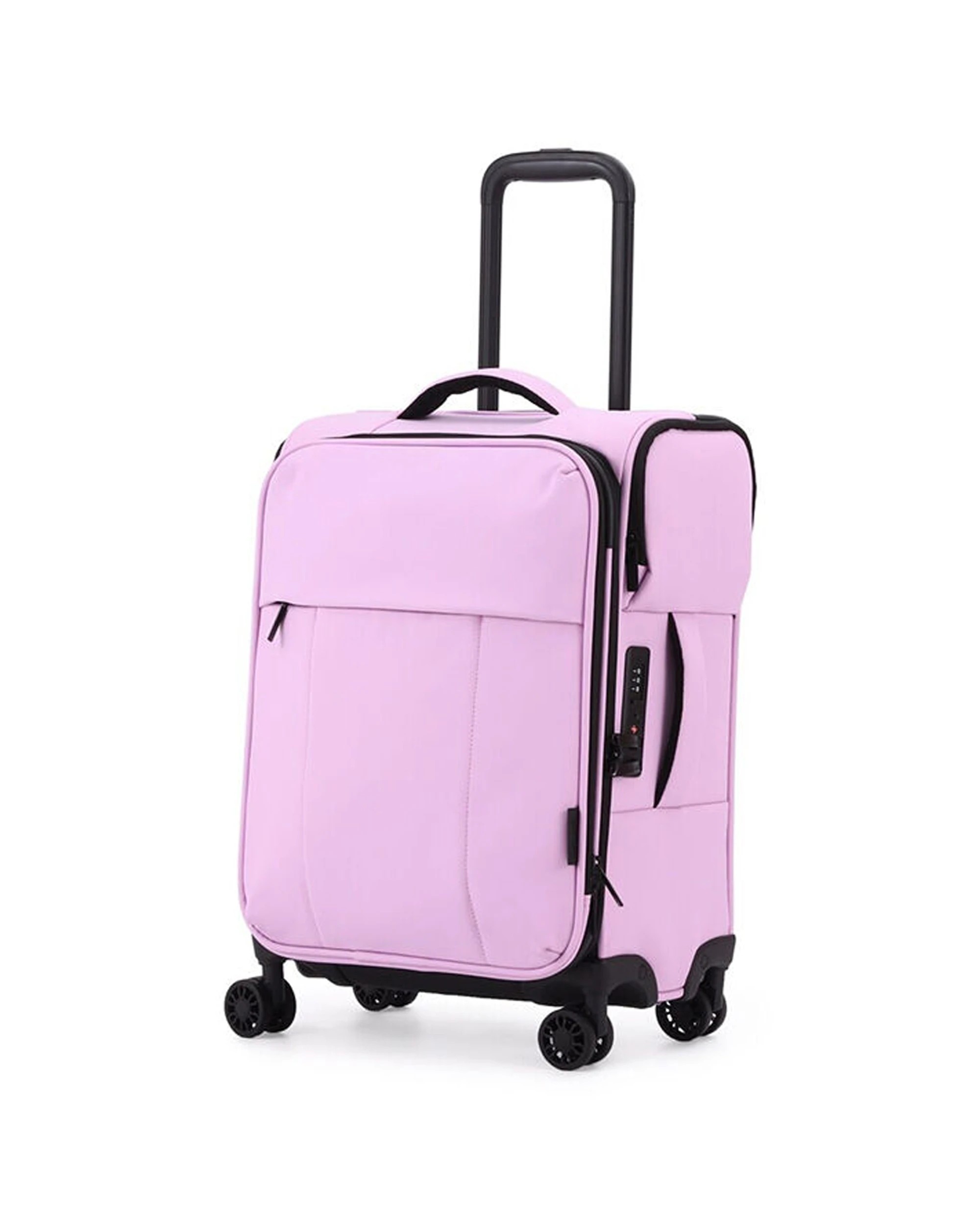 3 Kate Hill Willow Small Travel Luggage Suitcase Lightweight 49x25cm - Purple, 3 of 8