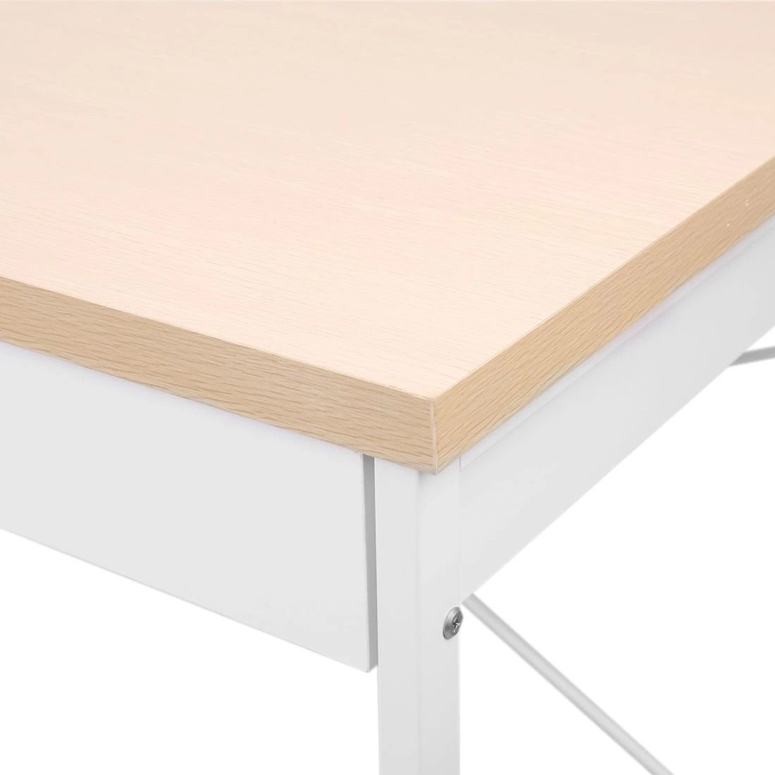 8 Artiss Computer Desk Drawer Storage Oak 100CM - Brown, 8 of 9