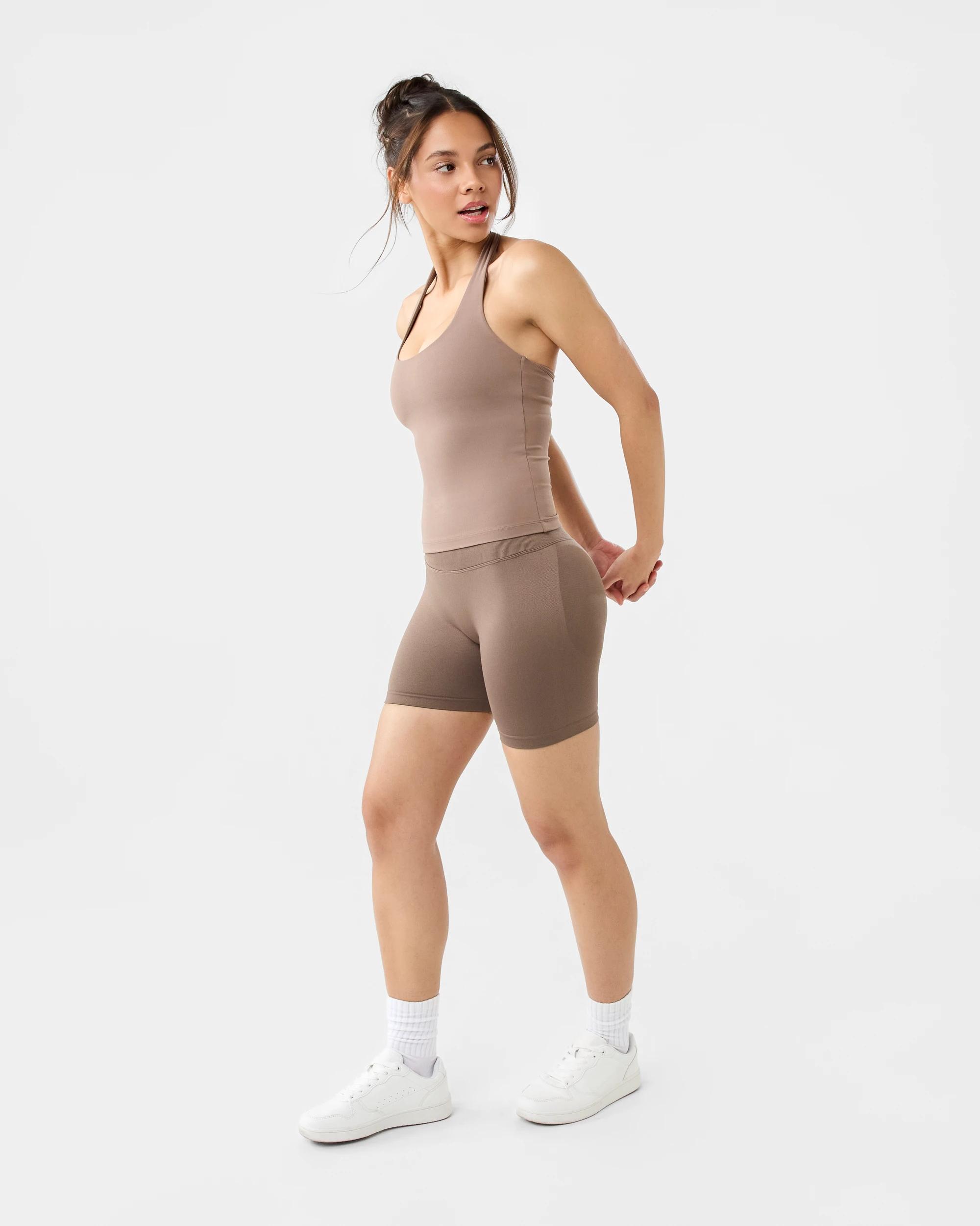 3 Active Womens Cloudform Halter Tank Soft Truff, 3 of 7
