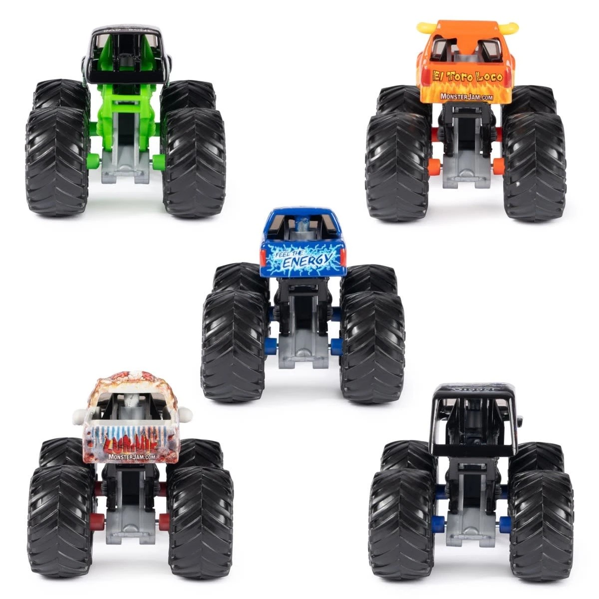 6 5 Pack Monster Jam Pit Party 1:64 Scale Truck Set, 6 of 10