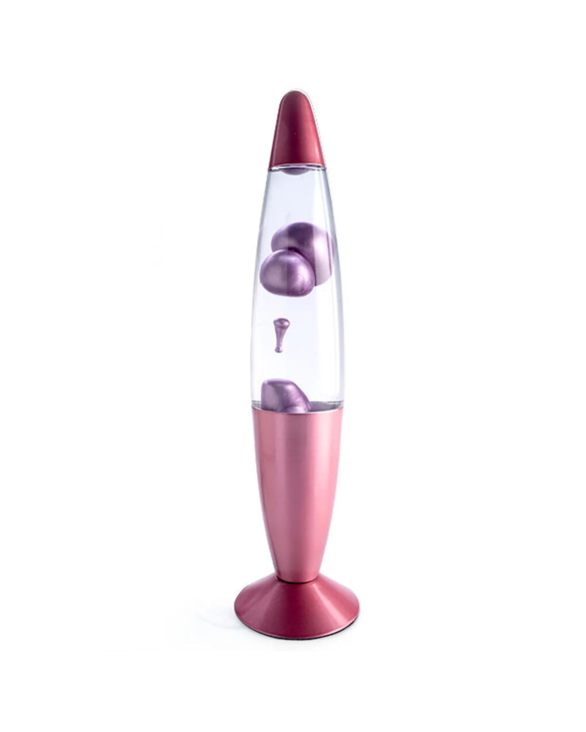 1 MDI Aus Metallic Motion Lava Lamp Home Decorative Mood Light Display 41cm Retro Style Lighting - Pink, 1 of 4