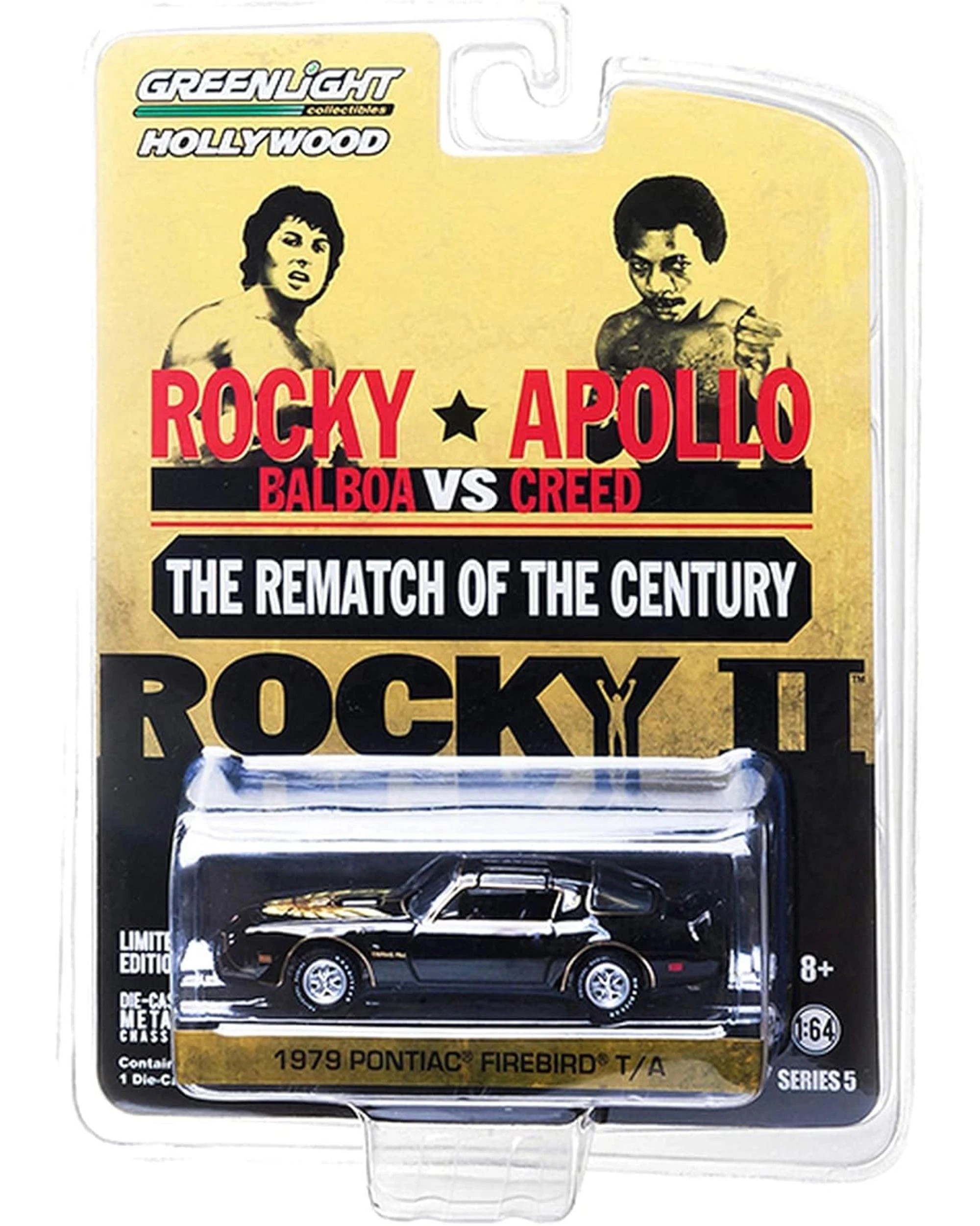 1 Greenlight Hollywood Rocky II 1979 Pontiac Firebird T/A Diecast Vehicle, 1 of 1
