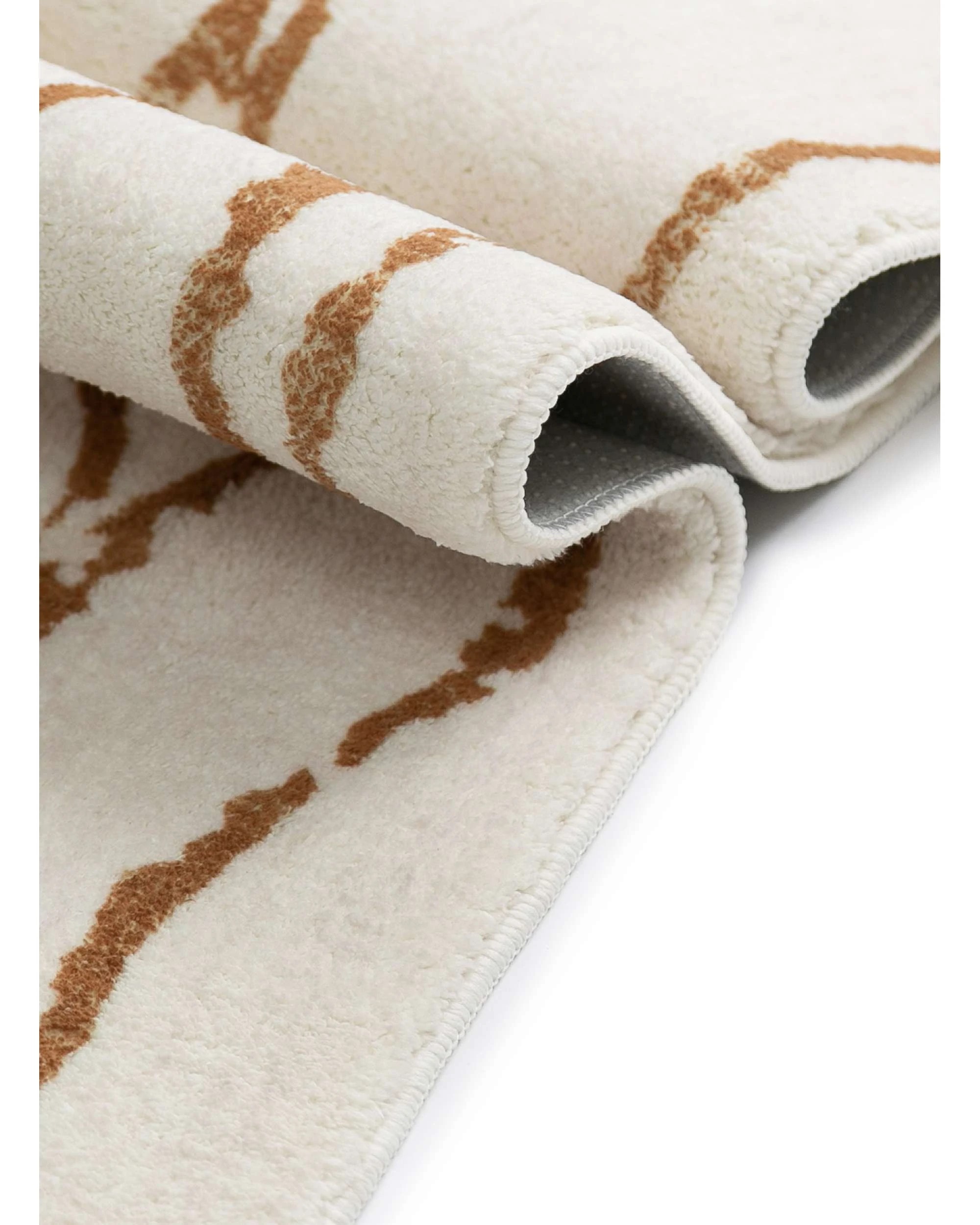 6 Loopsie Etasha Lined Washable Rug-290cm x 200cm - White, 6 of 6