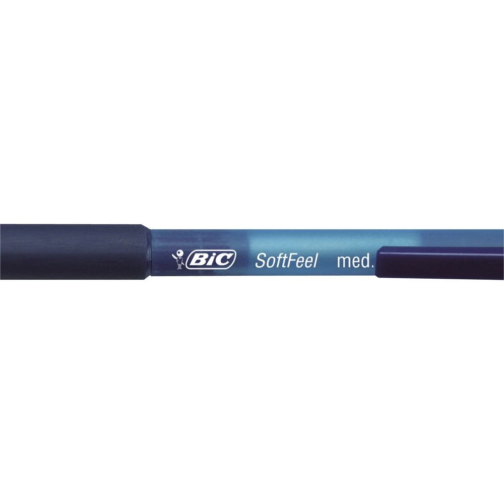 4 BIC SoftFeel Ballpoint Pens Blue 12 Pack, 4 of 5
