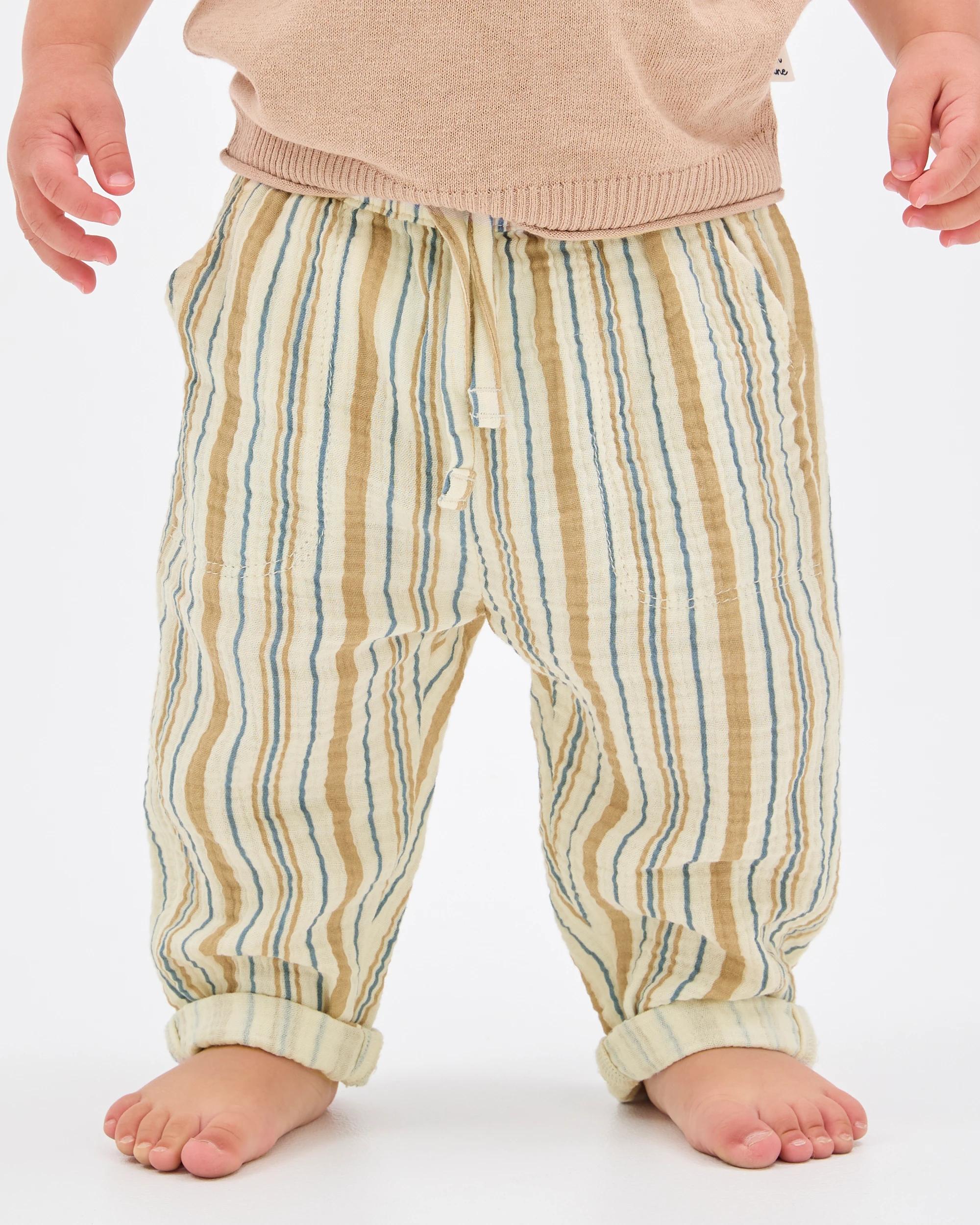 3 Target Baby Muslin Pants NEUTRAL, 3 of 5