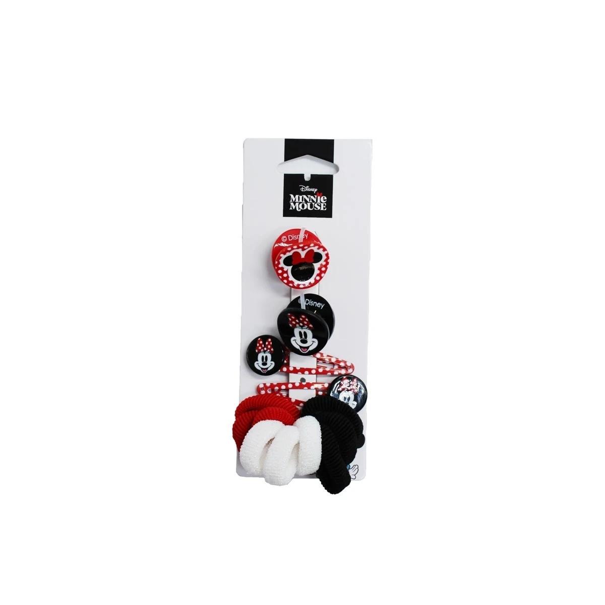 1 Disney Minnie Mouse License Hair Accessory Set - Red, Black and White Minnie, 1 of 4