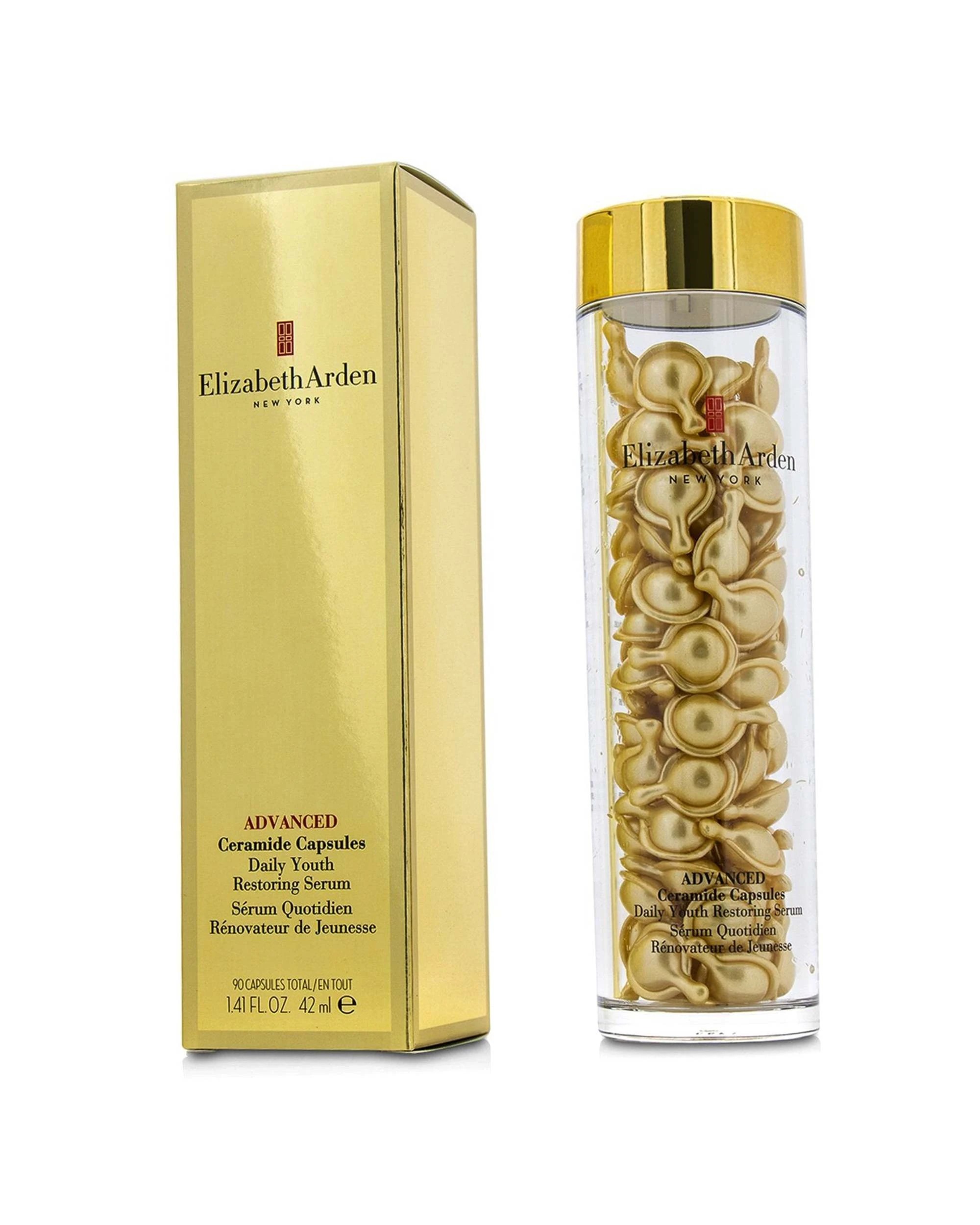 2 Elizabeth Arden Ceramide Capsules Daily Youth Restoring Serum - ADVANCED  90caps, 2 of 4