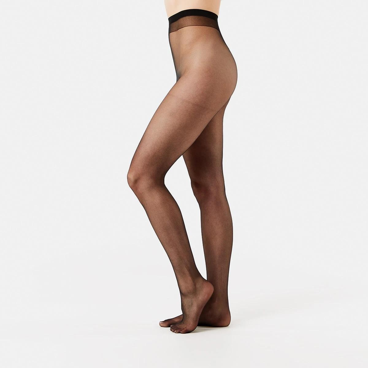 1 6 Pack Sheer To Waist Pantyhose BLACK, 1 of 3