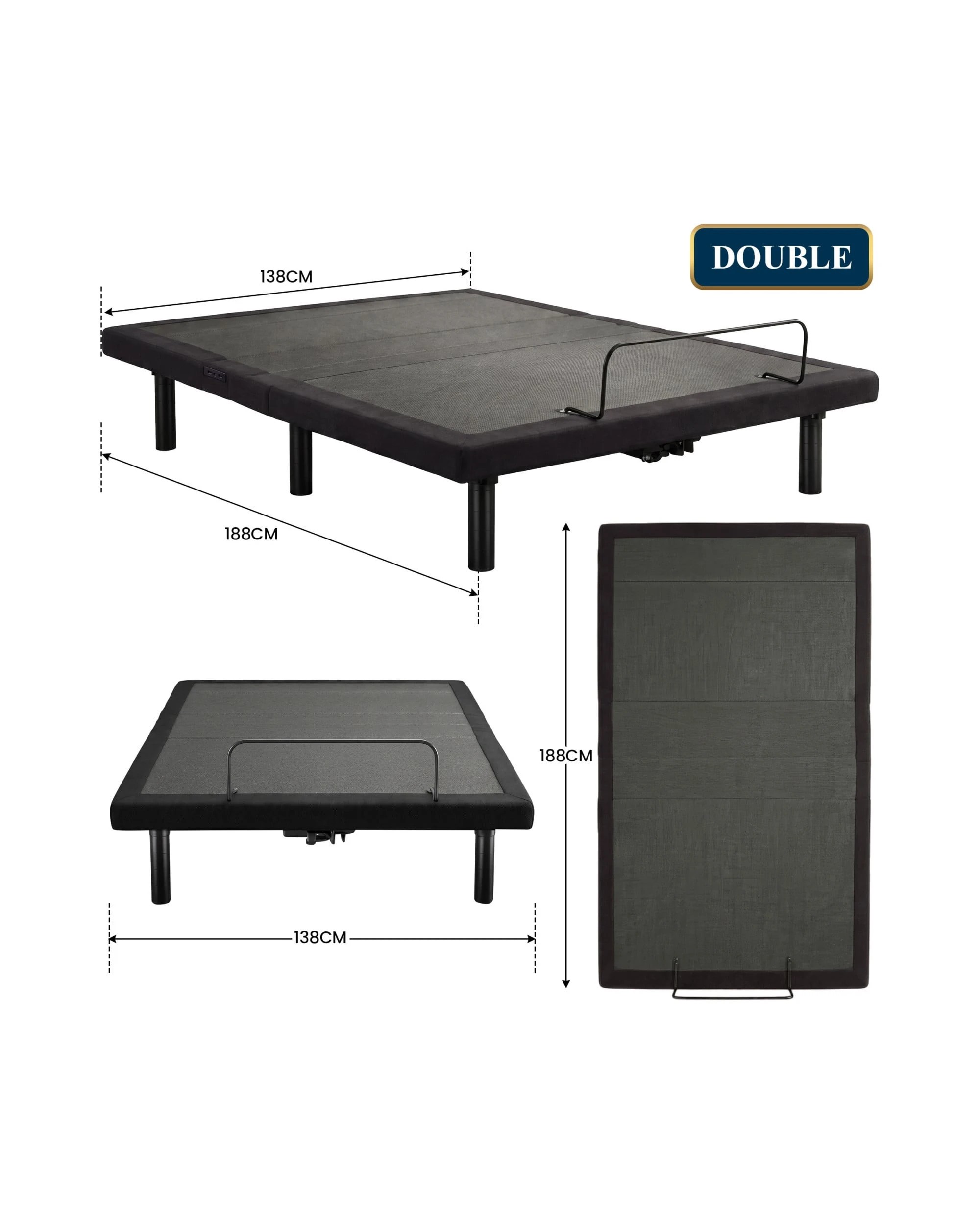 Therapedic Kinetic Advance Adjustable Bed Frame Base with Wireless ...