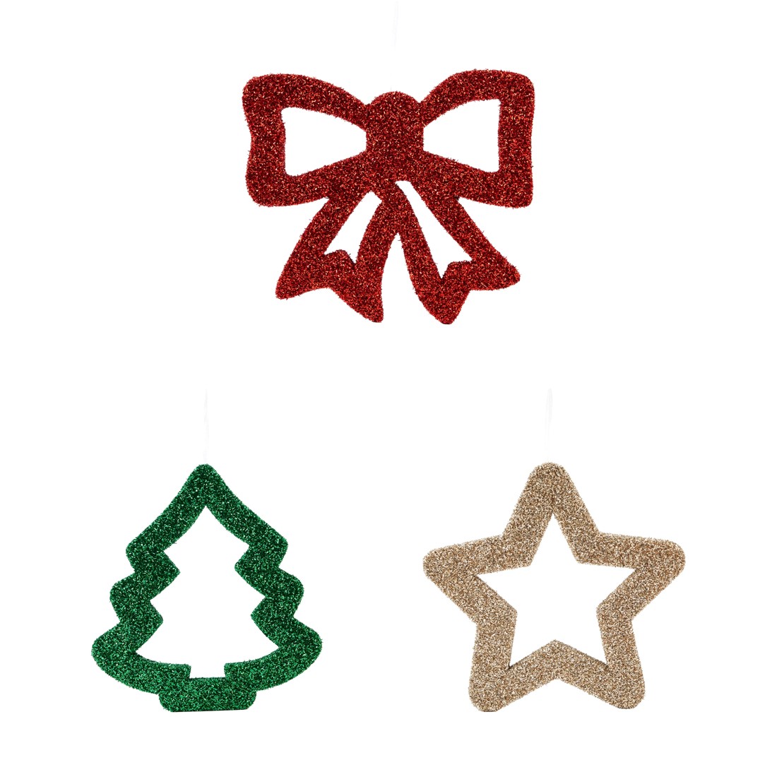 1 Christmas Tinsel Decoration - Assorted, 1 of 2