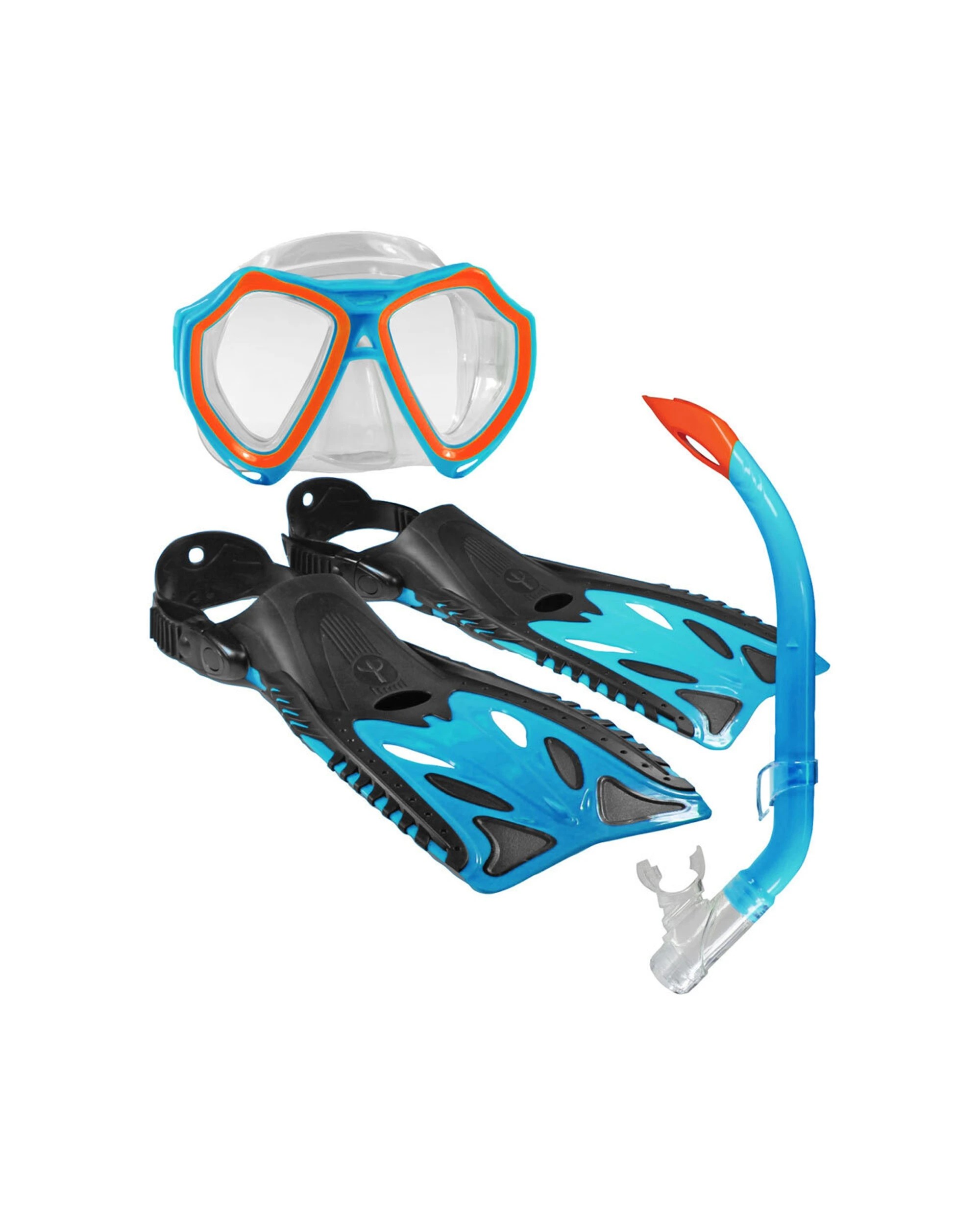 1 Land & Sea Sports Australia Nipper Complete Snorkelling Set Child 3-10y - Blue, 1 of 1