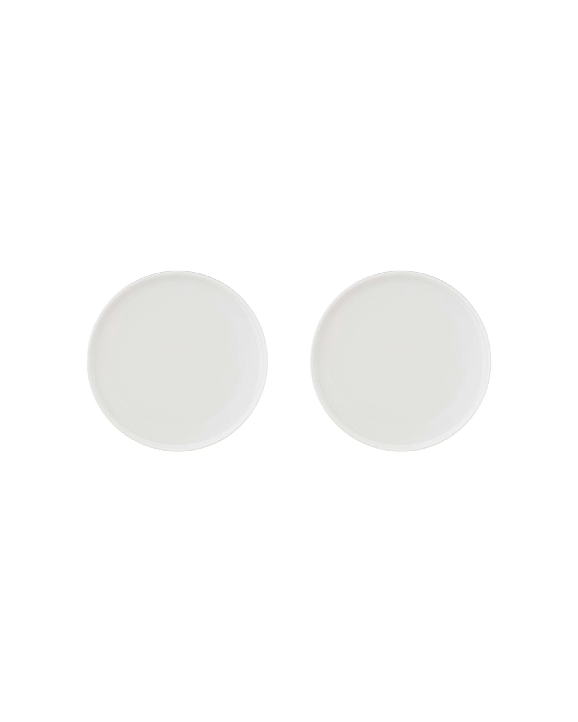 1 Maxwell & Williams White Basics High Rim Plate 21cm Porcelain 2 Pack Durable Quality Porcelain Dinnerware Set - White, 1 of 1