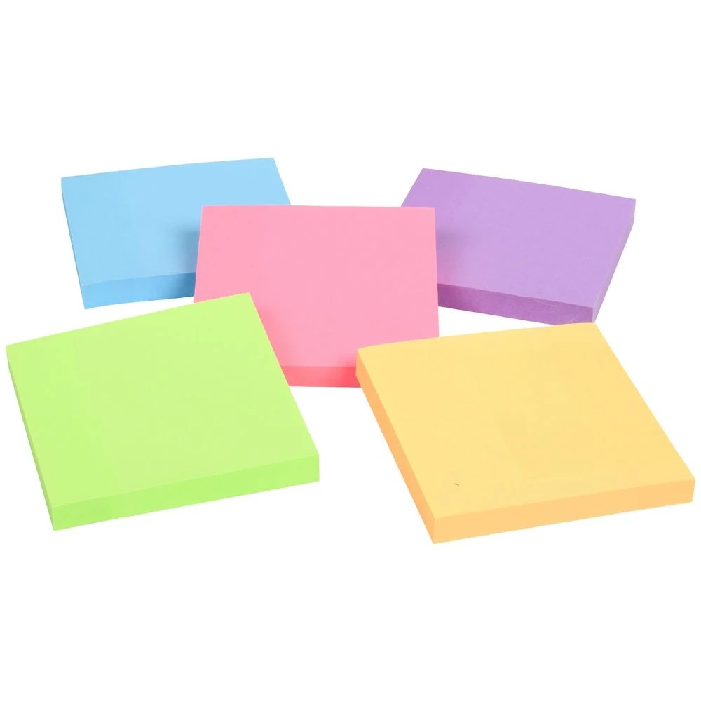 4 J.Burrows Stick-It Notes 76x76mm Carnivale 5 Pack, 4 of 4