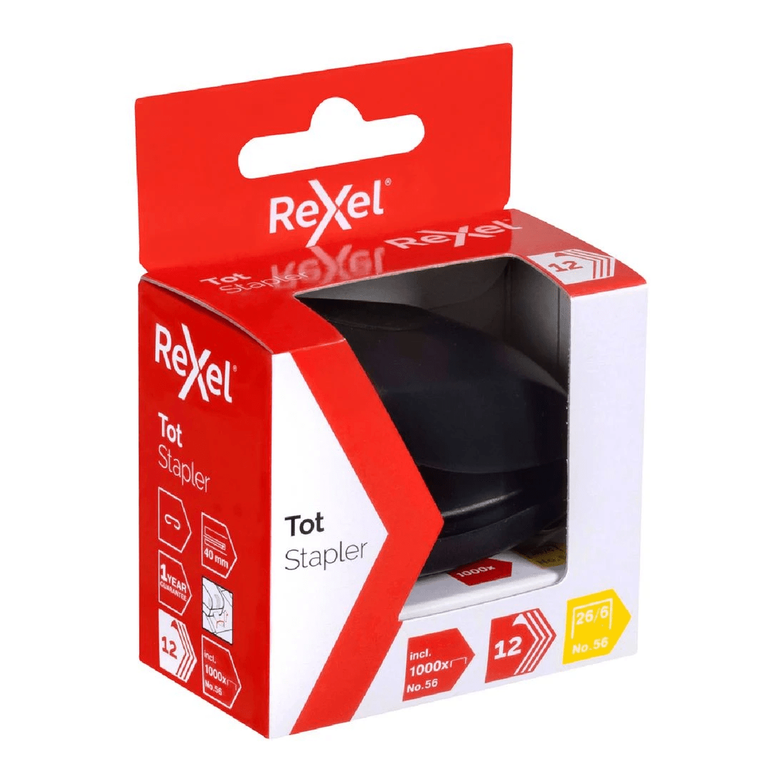 5 Rexel Tot Mini Stapler Black, 5 of 5