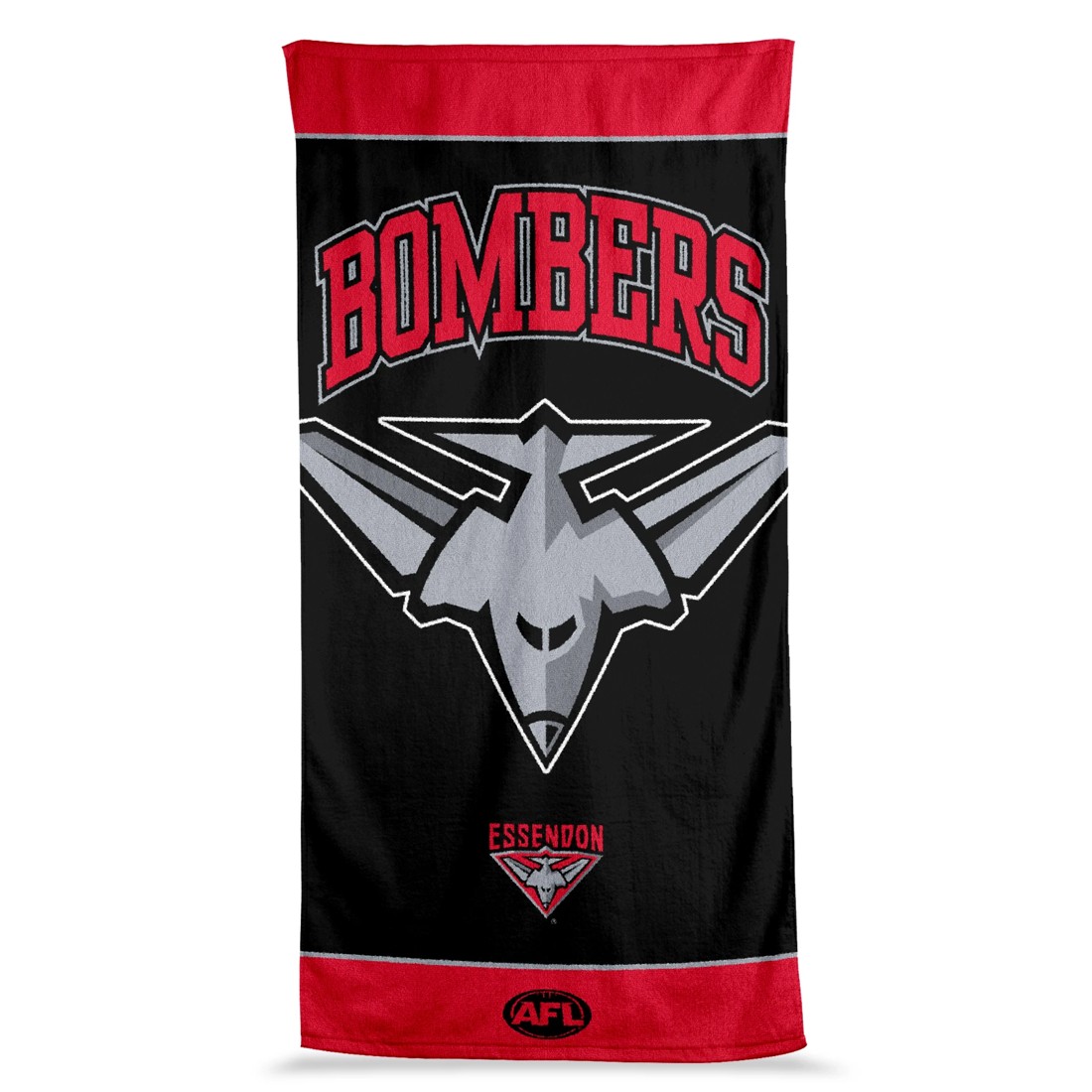 1 AFL Essendon Bombers Cotton Beach Towel, 1 of 4
