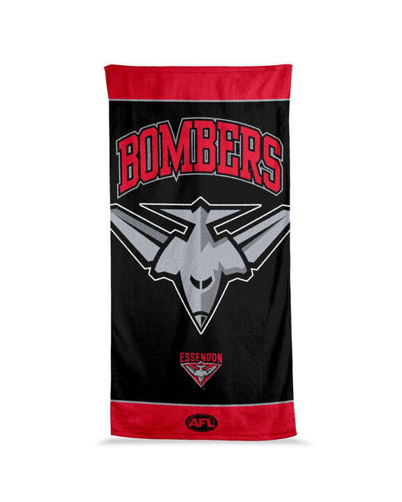 AFL Essendon Bombers Cotton Beach Towel