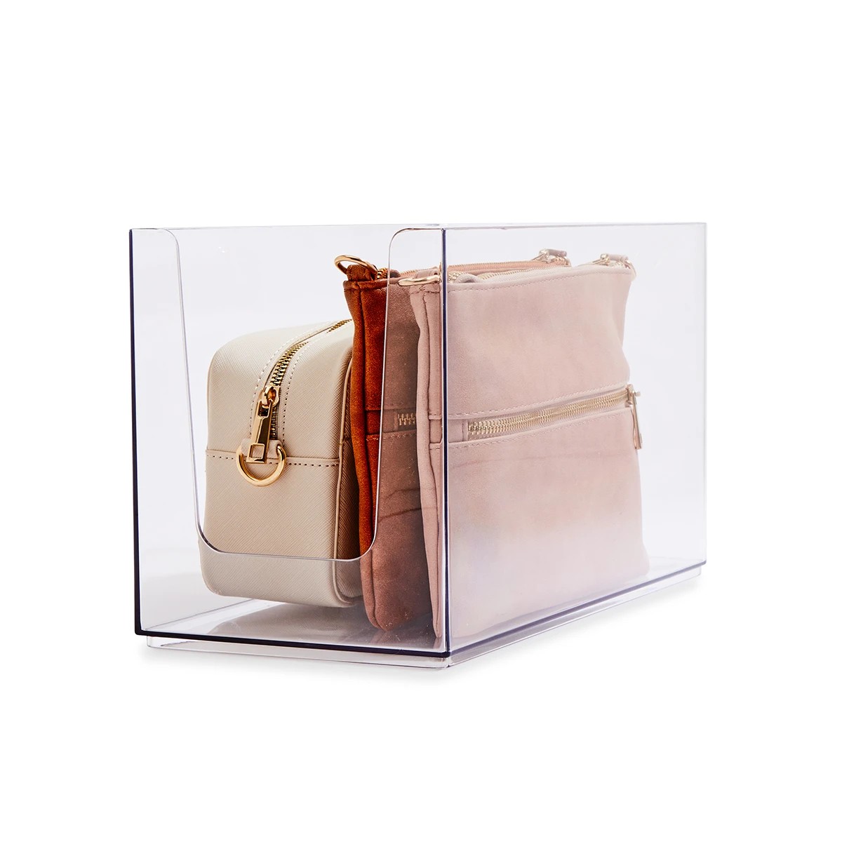 1 10L Clear Narrow Open Front Bin, 1 of 10