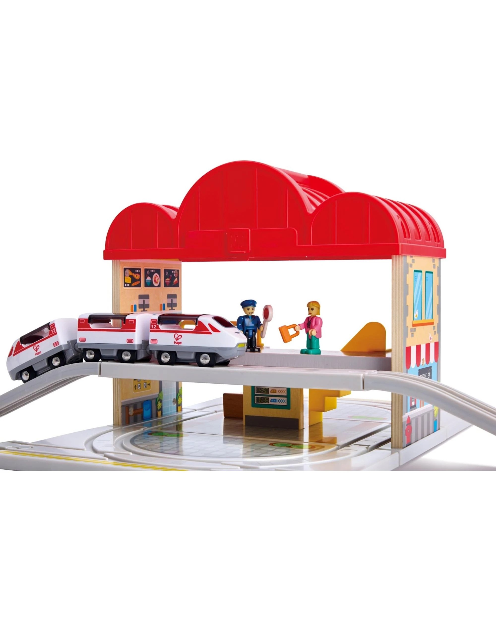 6 Hape Portable Train Station Playset, 6 of 9