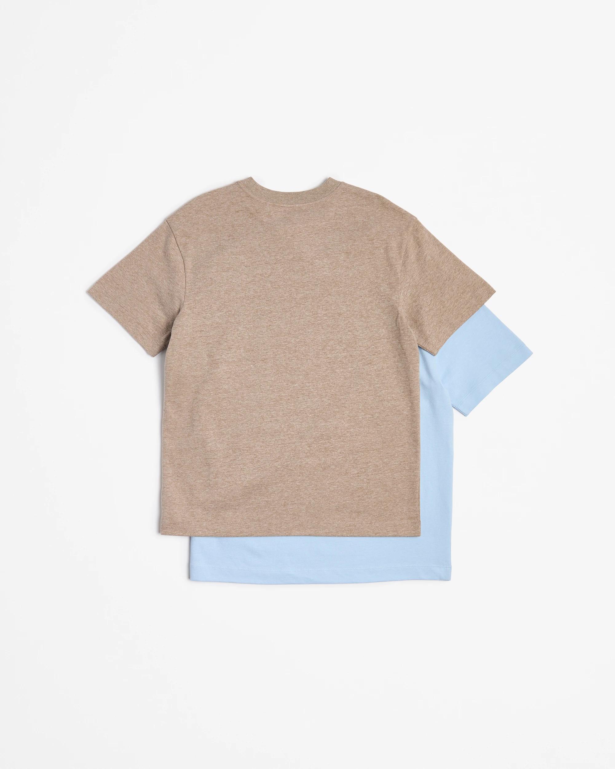 4 Target Australian Cotton 2 Pack T-shirts BLUE / GREY, 4 of 4