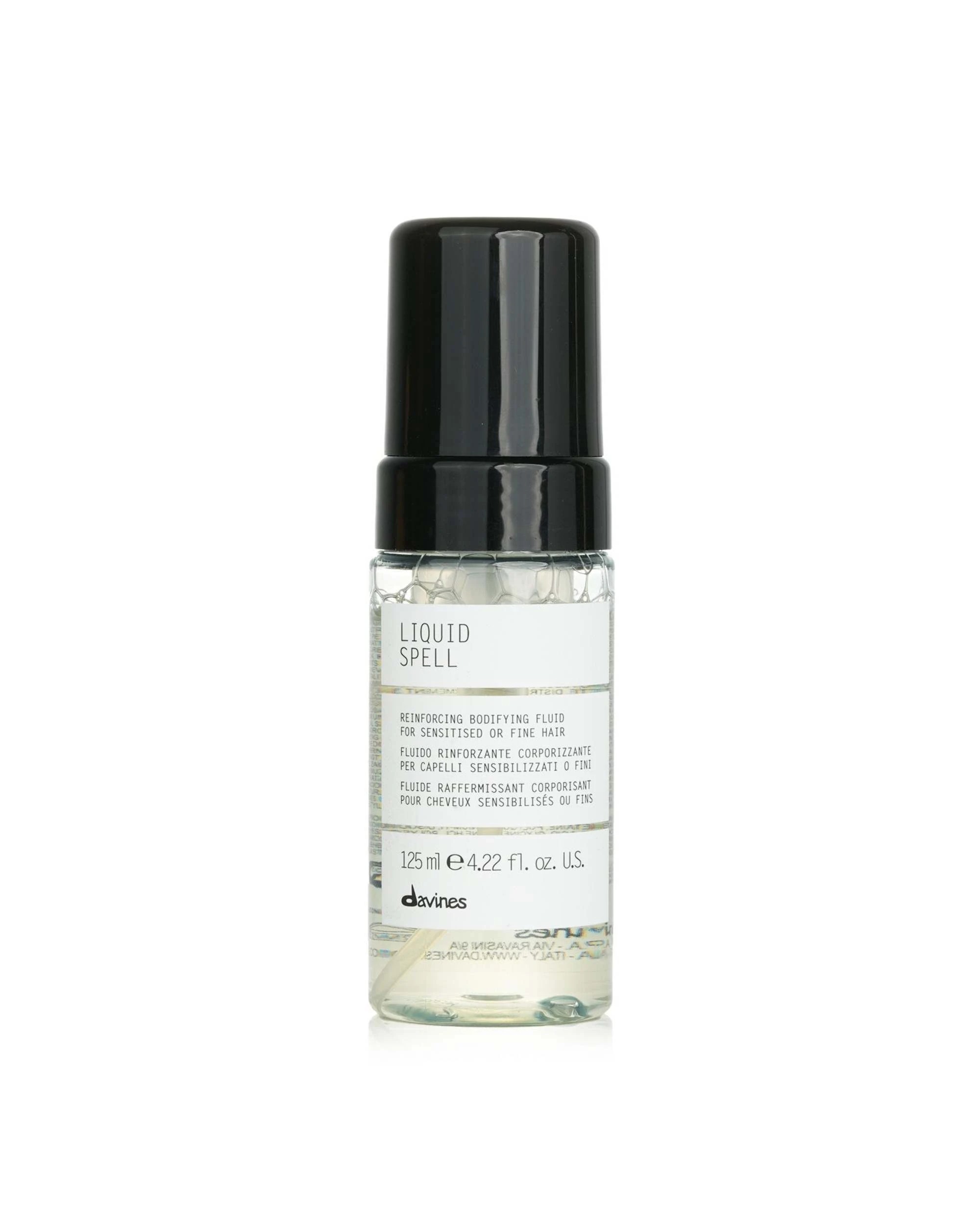 1 Davines Liquid Spell Reinforcing Bodifying Fluid (For Sensitised or Fine Hair)  125ml/4.22oz, 1 of 3