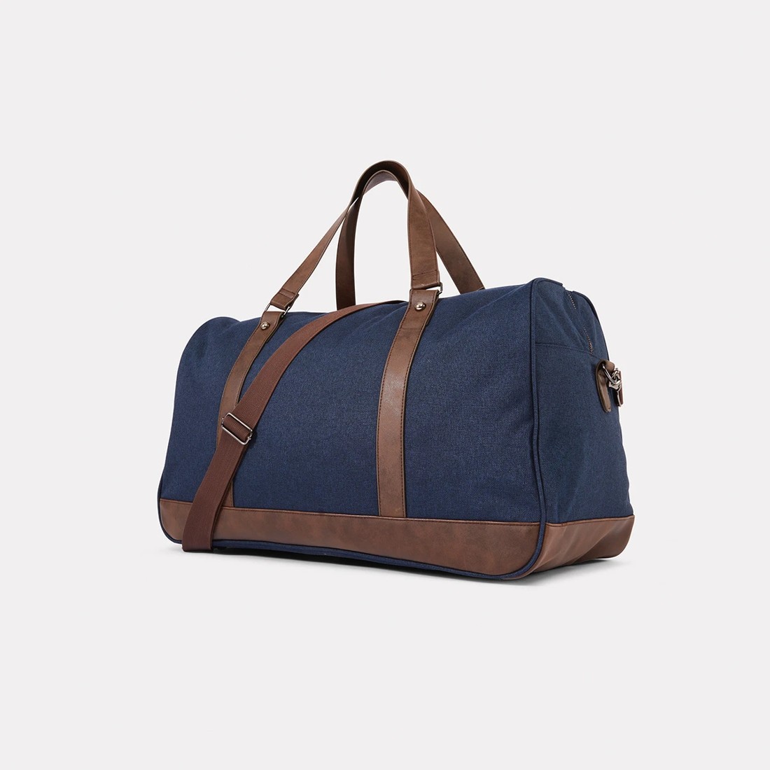 3 Fitzroy Duffle Navy Tan, 3 of 8