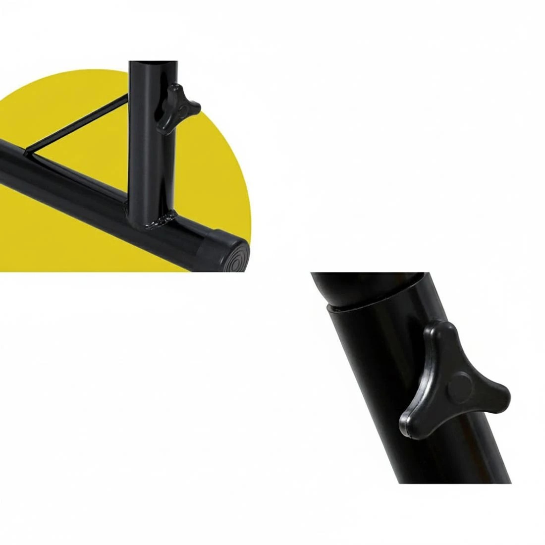 6 Gardeon Hammock Chair with Steel Stand Armrest Outdoor Hanging Cream - Multi, 6 of 6