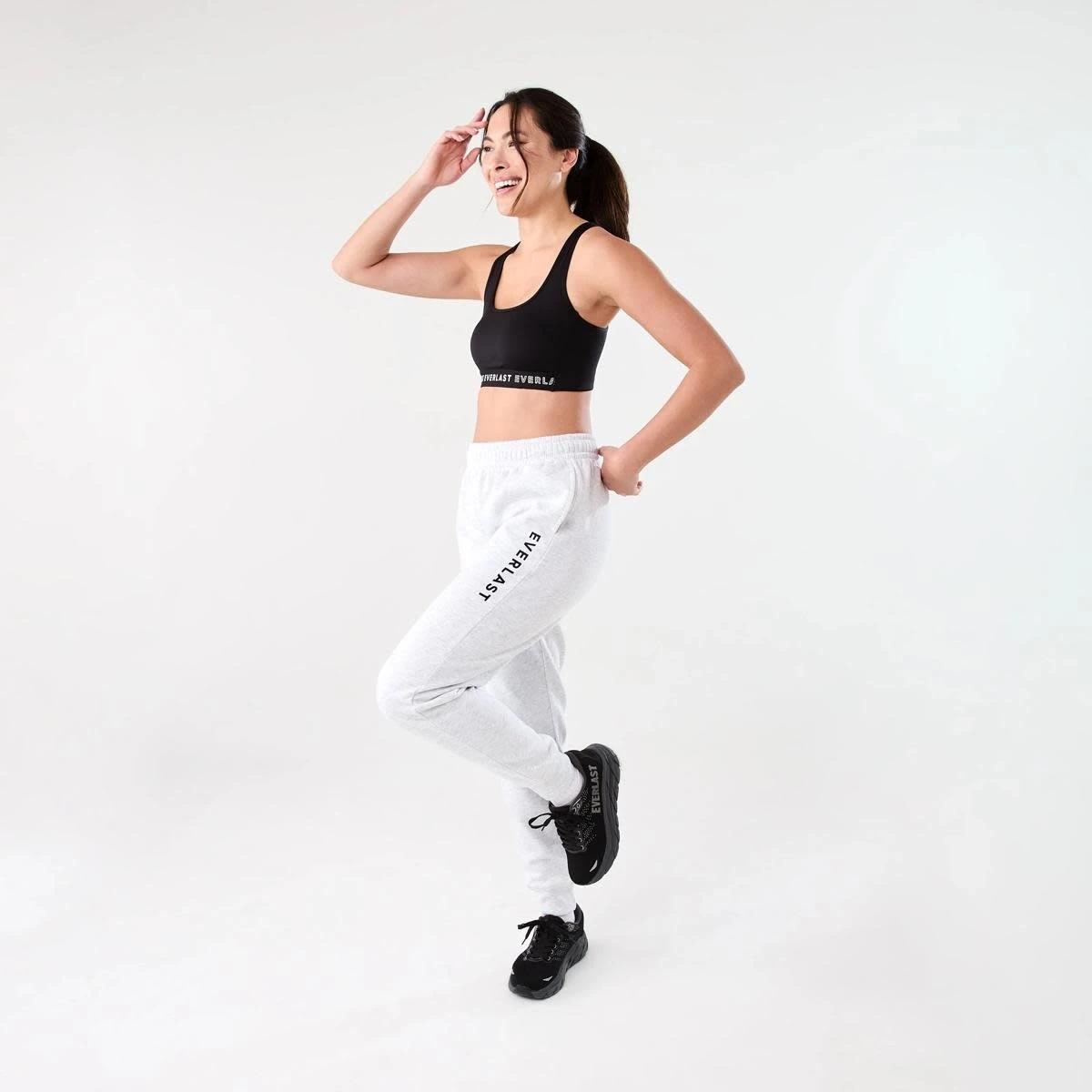 7 Everlast Womens Core Trackpants EVERLAST WHITE MARLE, 7 of 8