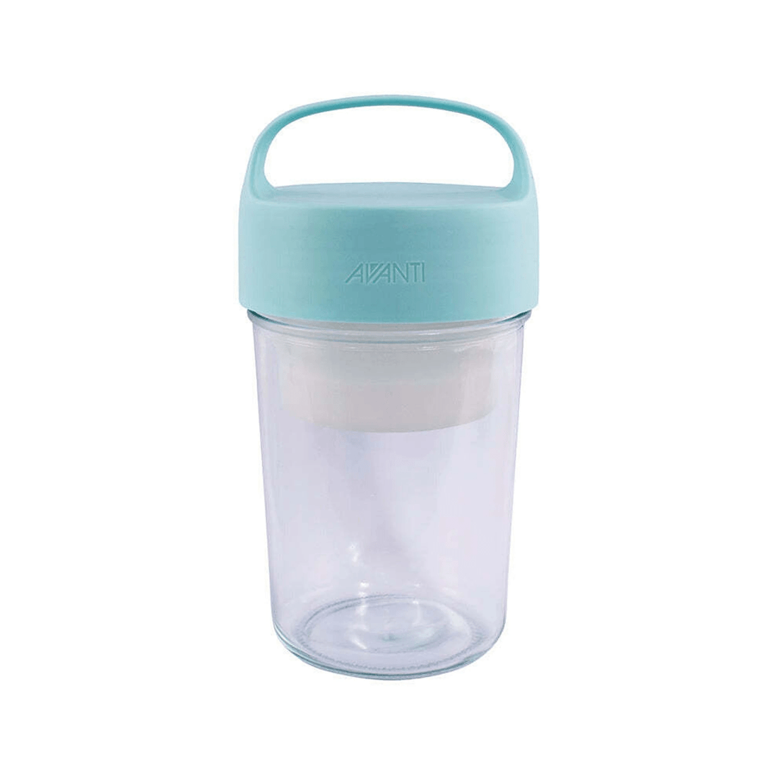 2 Avanti 650ml Glass Food Jar With Silicone Seal And Loop Handle For Meal Prep
 - Blue, 2 of 3