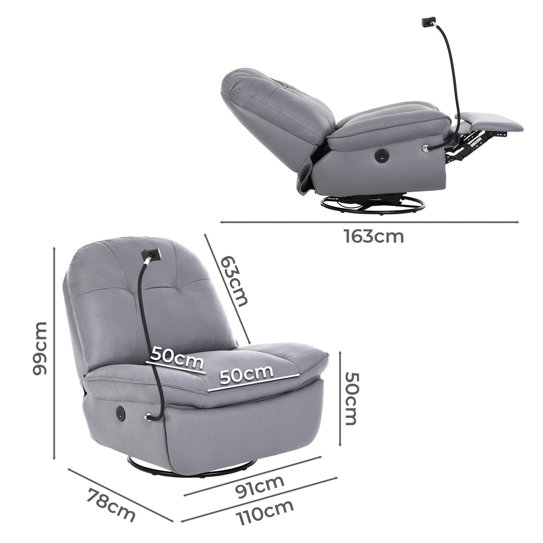 3 Levede Electric Recliner Chair, 3 of 6