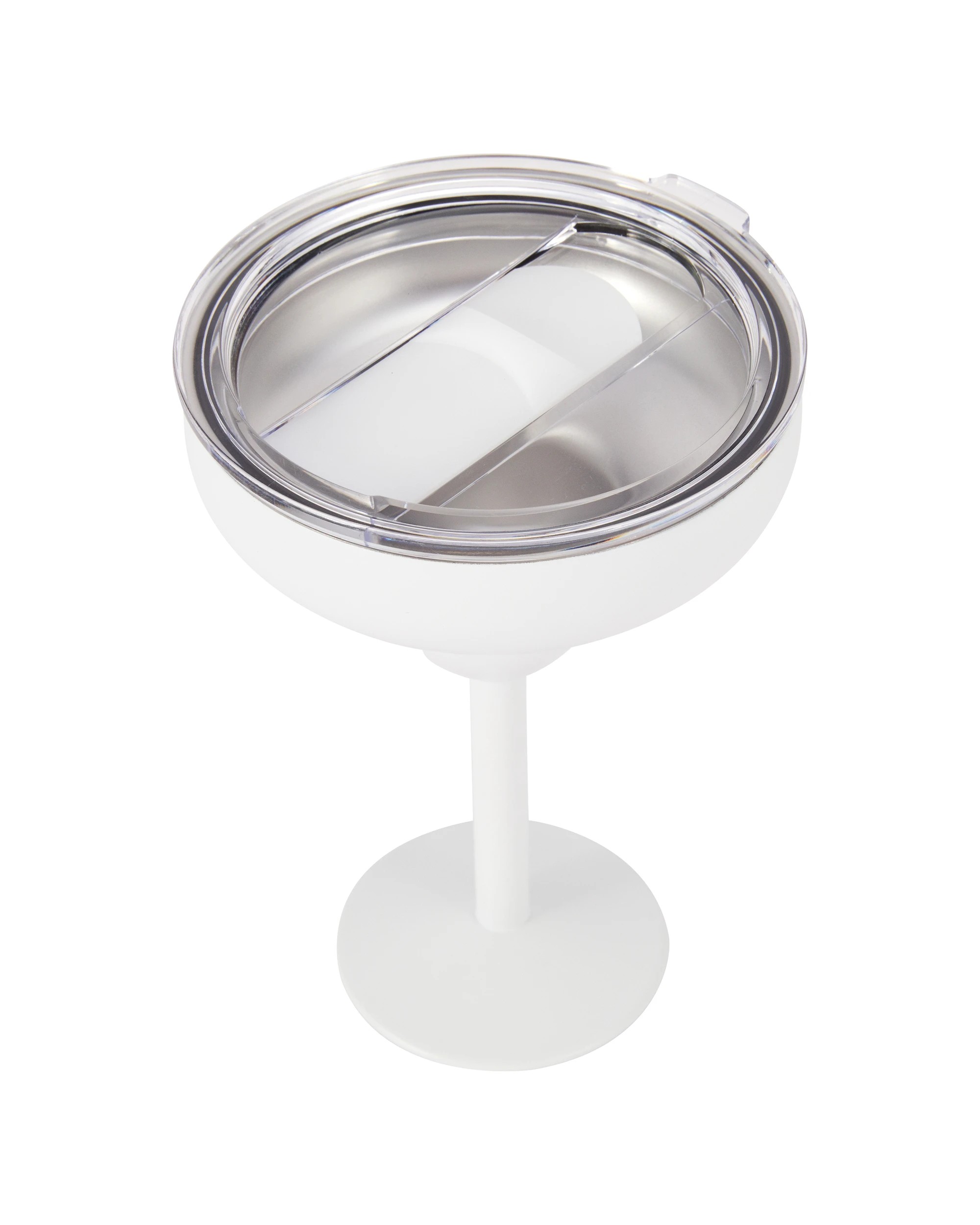 1 280ml Double Wall Cocktail Glass - White, 1 of 6